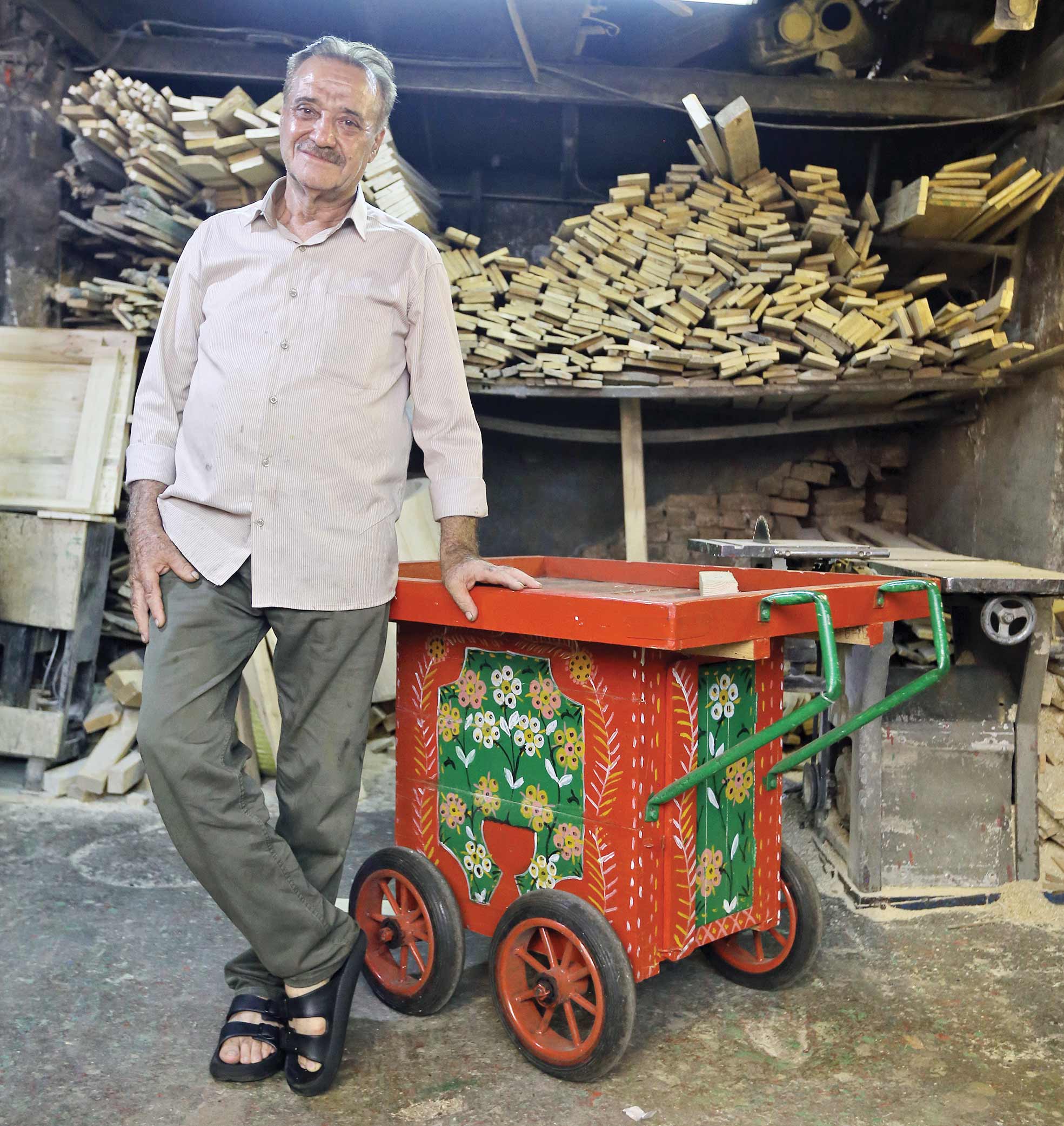از آهنگری تا ساخت چرخ طوافی