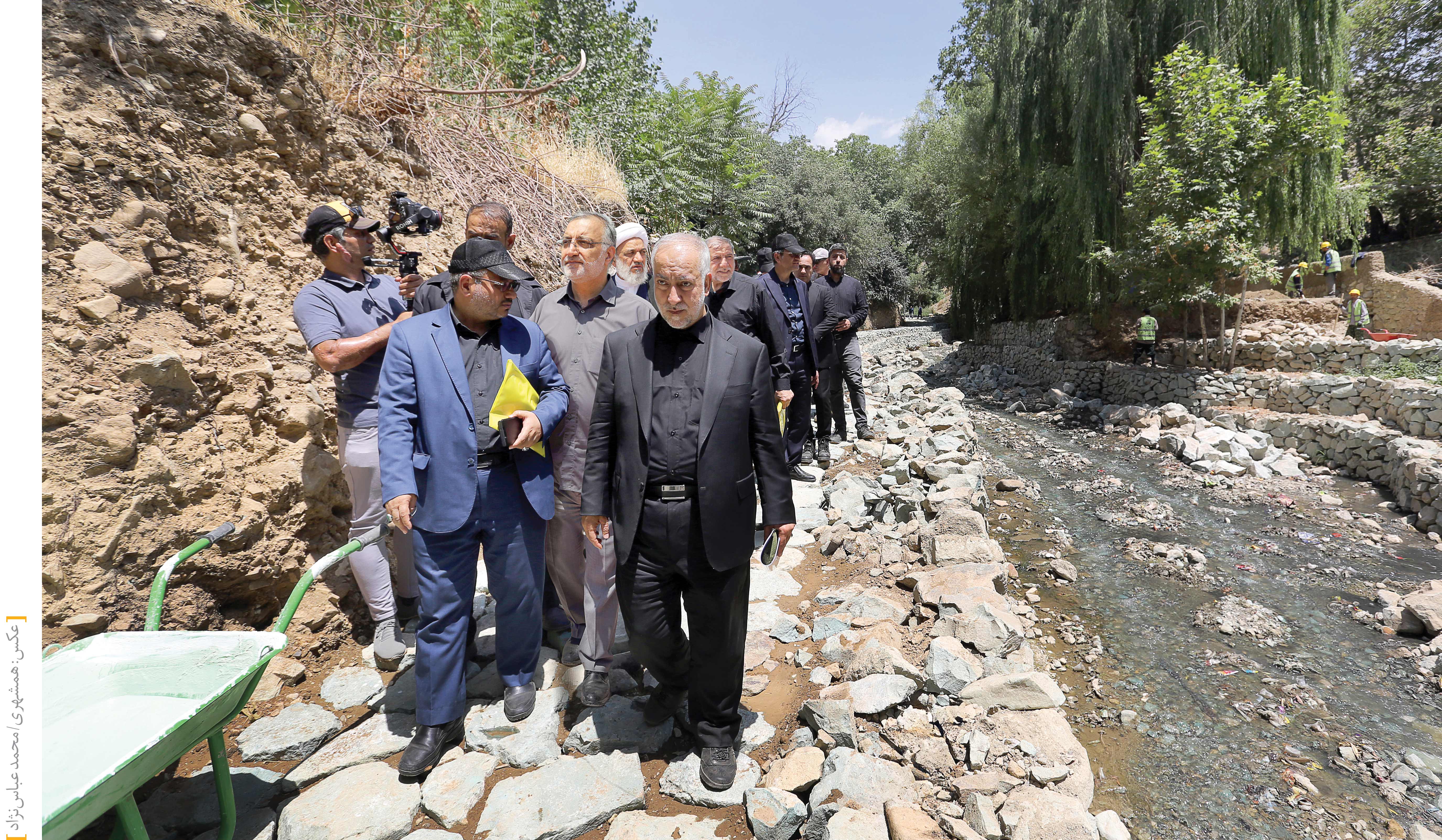 نمایندگان مجلس پابه پای شهردار تهران در بازدید از ابرپروژهها