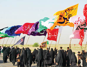 آغاز پیاده‌روی اربعین از رامشیر