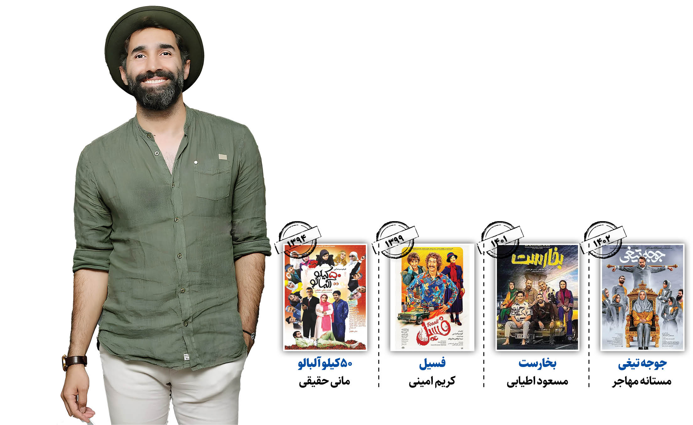 در باره‌کمدینی‌که تا امروز نقش اول بازی نکرده است