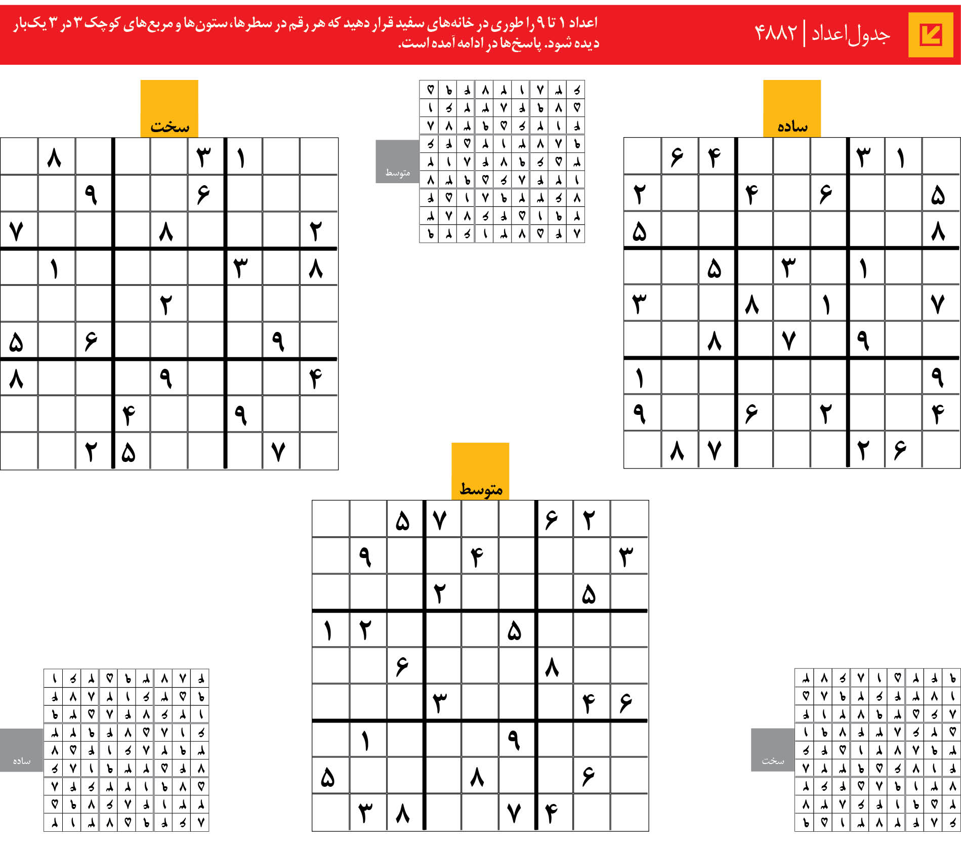 جدول‌اعداد | 4882