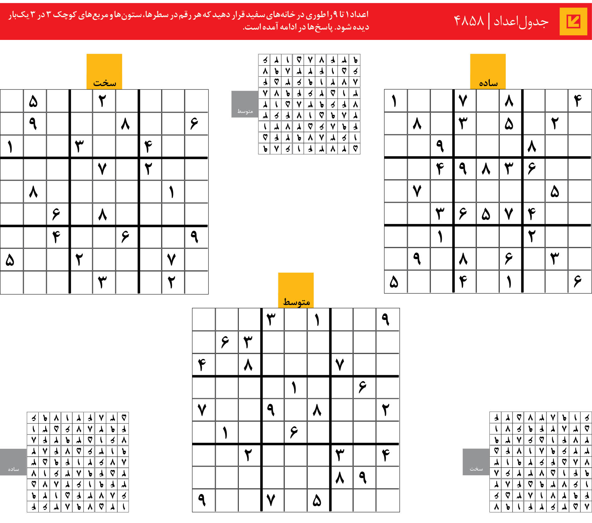 جدول‌اعداد | 4858