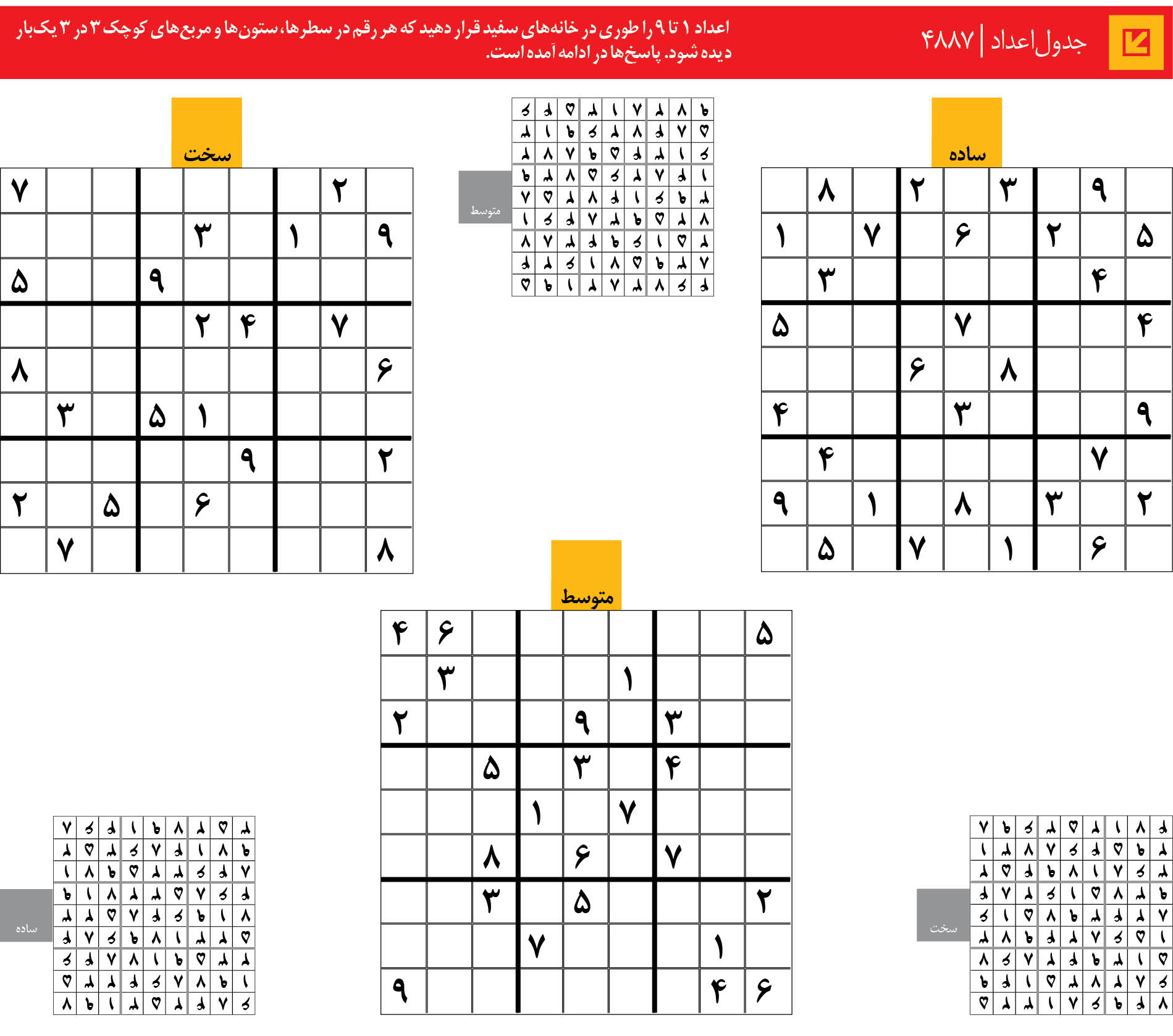 جدول‌اعداد | 4887