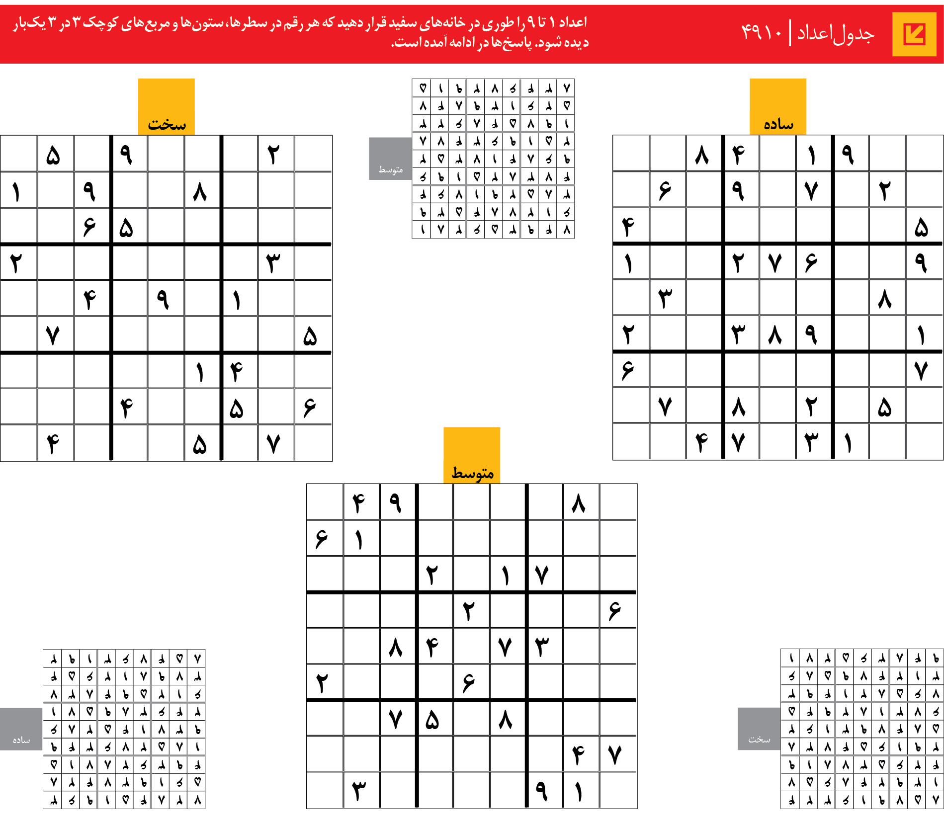 جدول‌اعداد | 4910