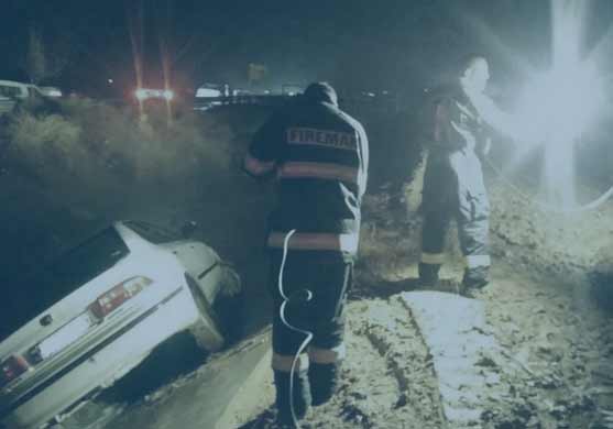 آتش‌نشانان فرشته نجات راننده سمند