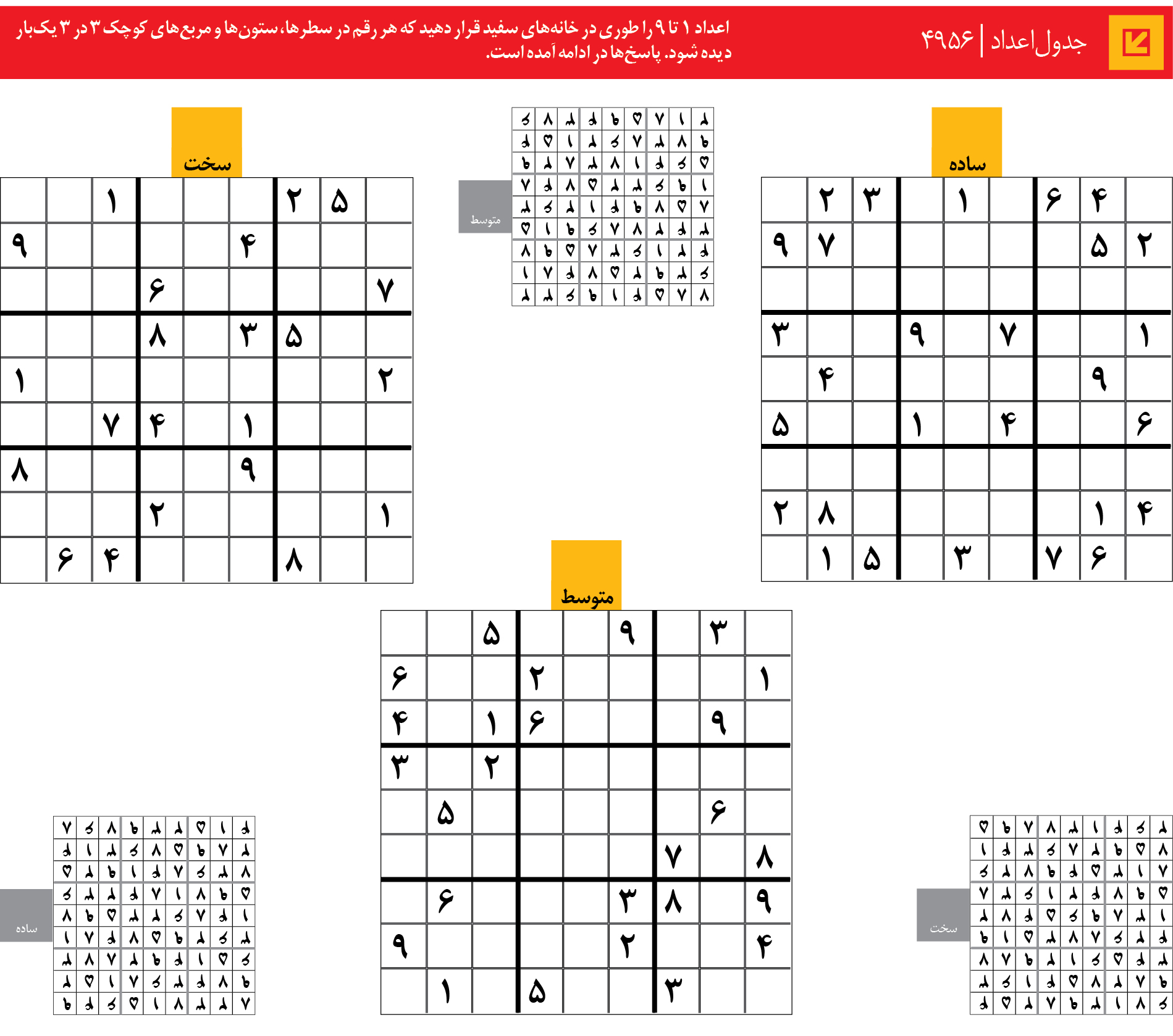 جدول‌اعداد | 4956