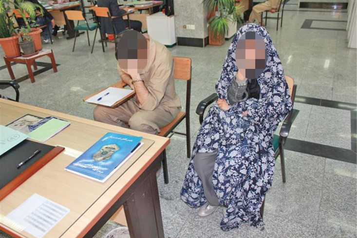 متهم، نقش گروگان زخمی را بازی کرد