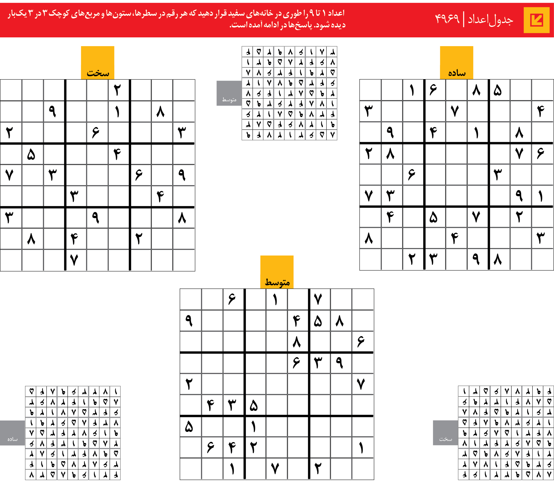 جدول‌اعداد | 4969