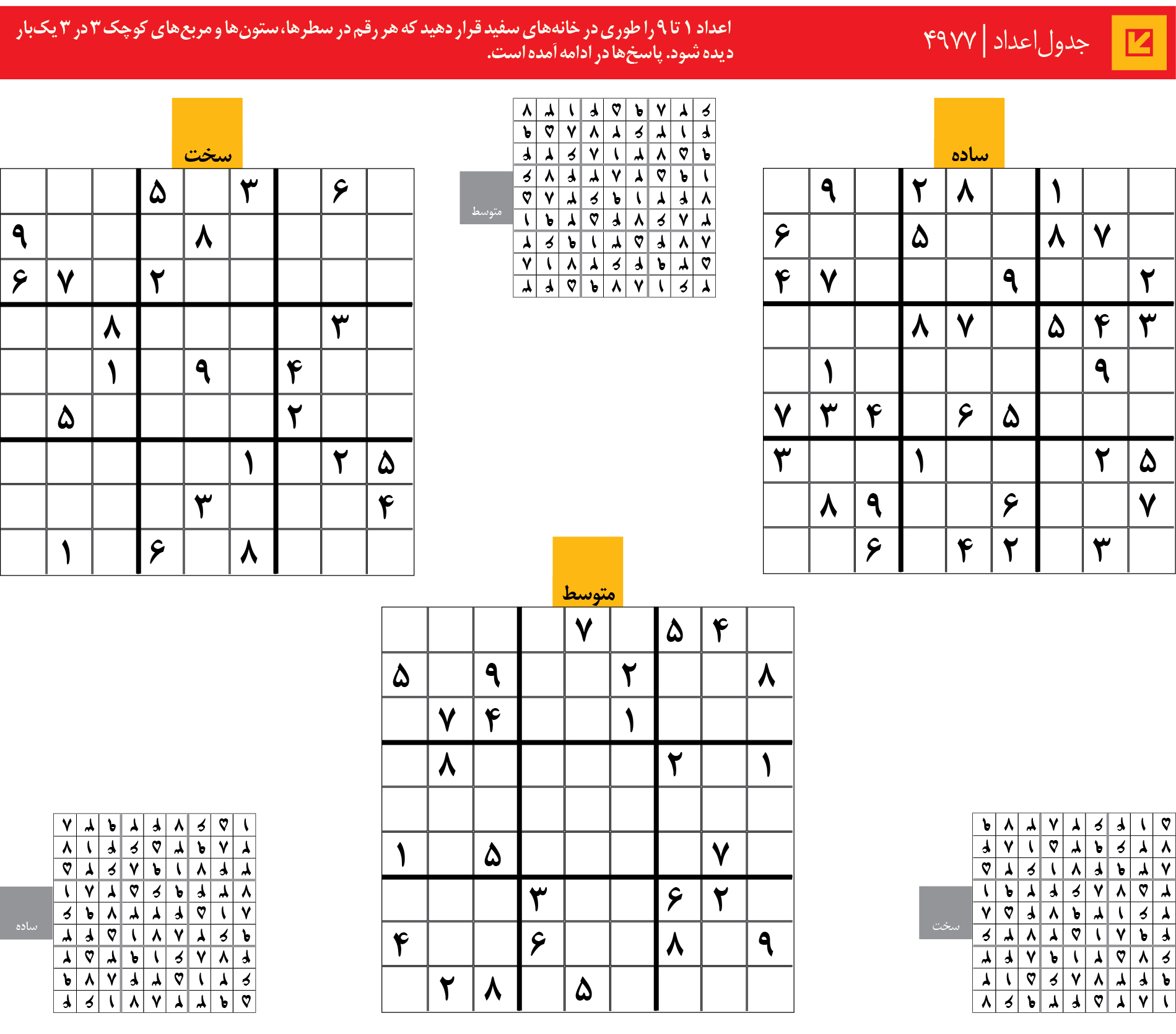 جدول‌اعداد | 4977