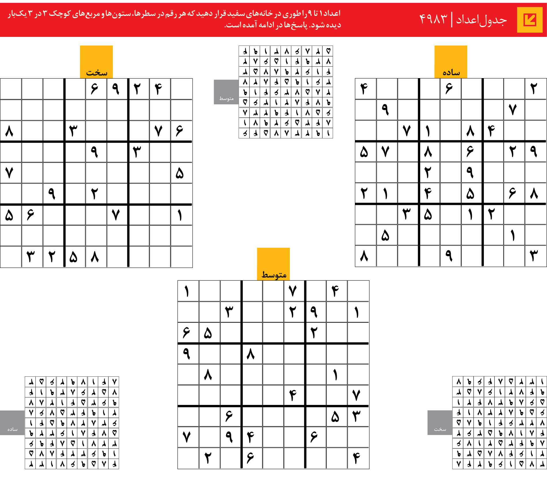 جدول‌اعداد | 4983