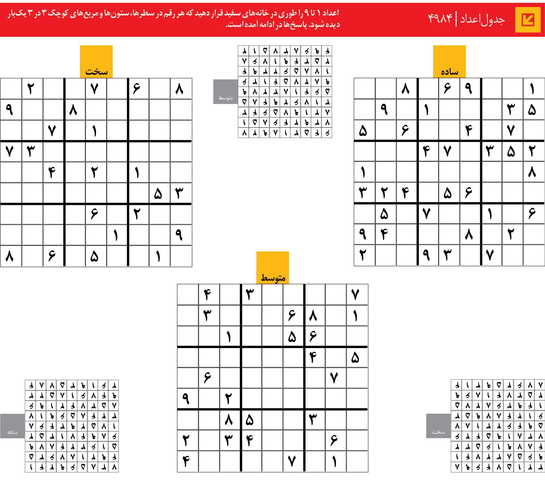 جدول‌اعداد | 4984