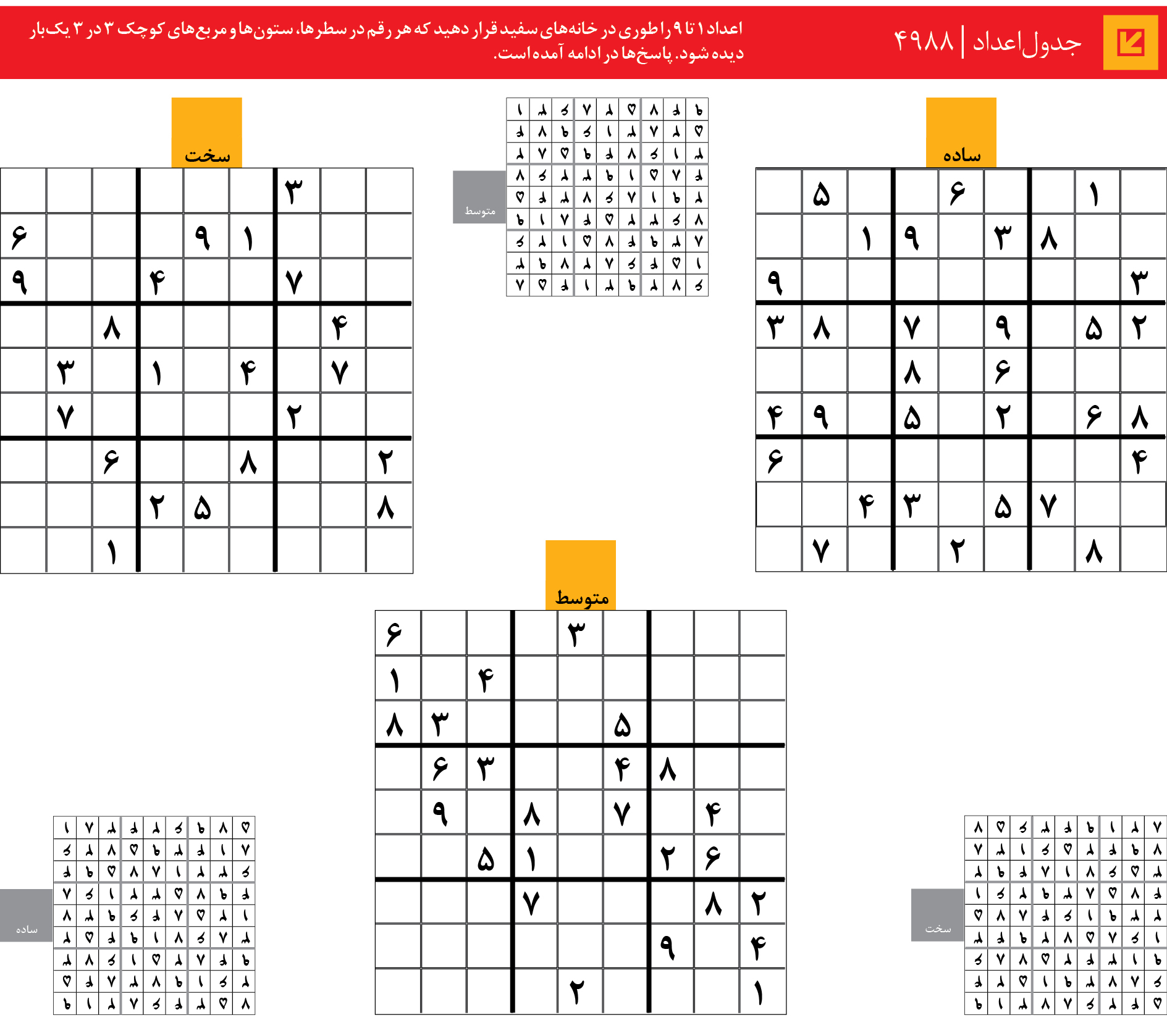 جدول‌اعداد | 4988