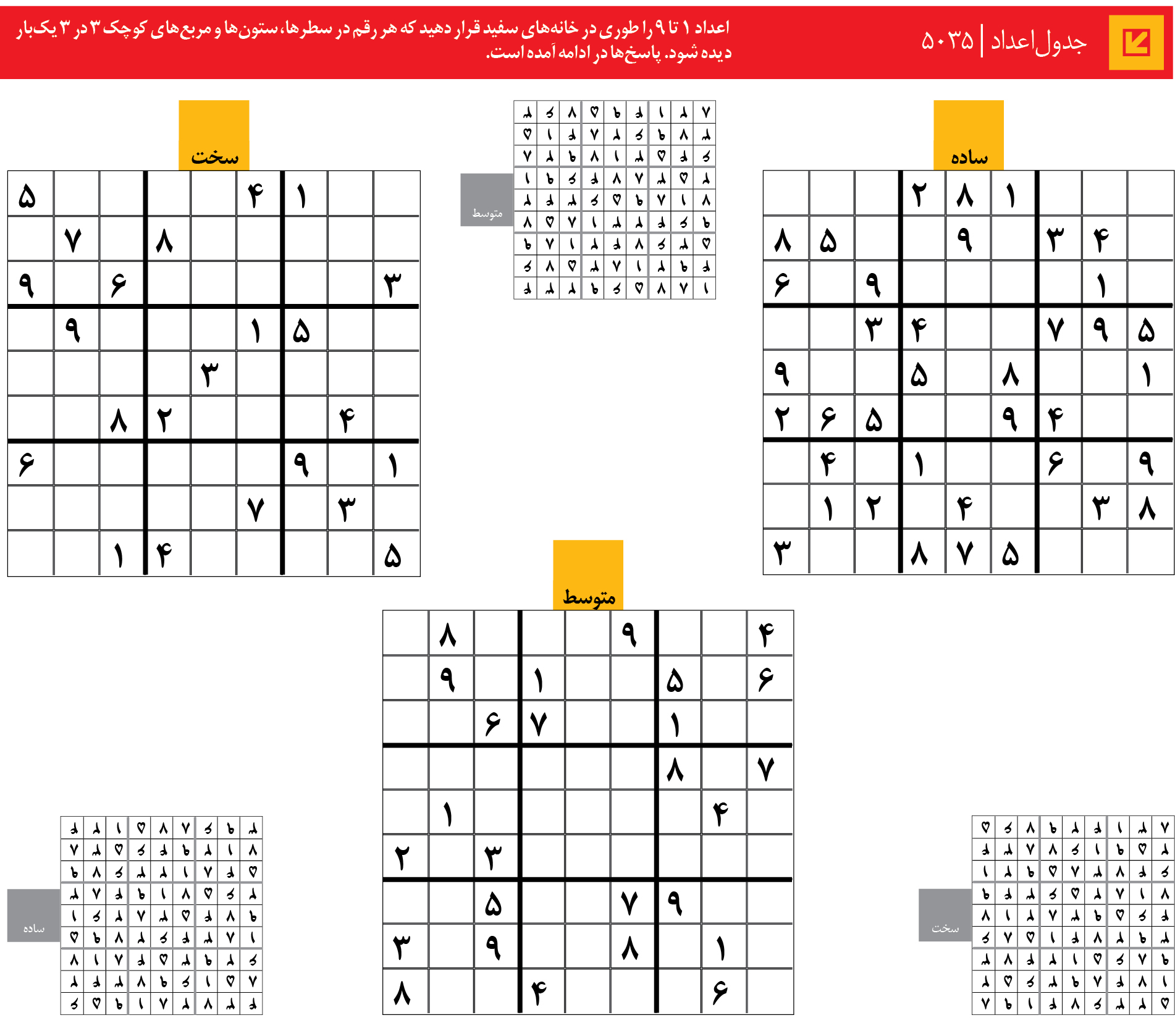 جدول‌اعداد | 5035