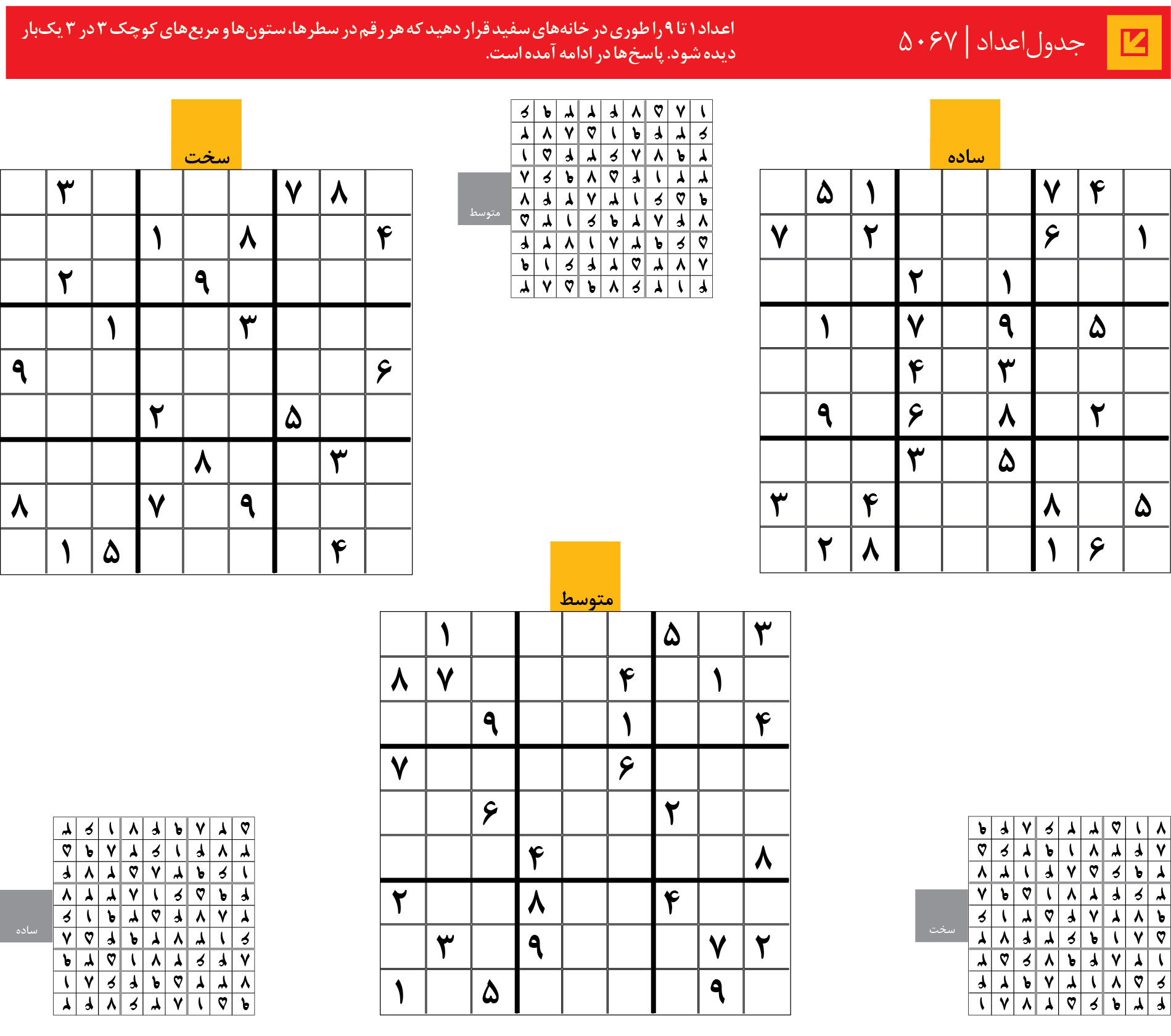 جدول‌اعداد | 5067