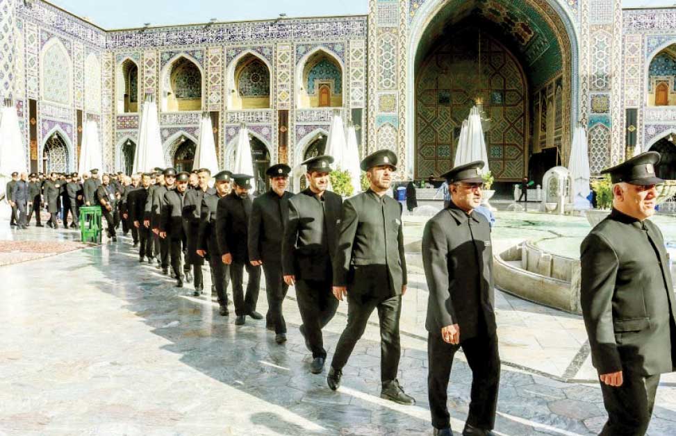 آیین سنتی صلا در حرم رضوی