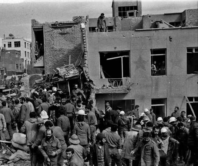 حضور عجيب 7 دیپلمات خارجی در محل اصابت موشک