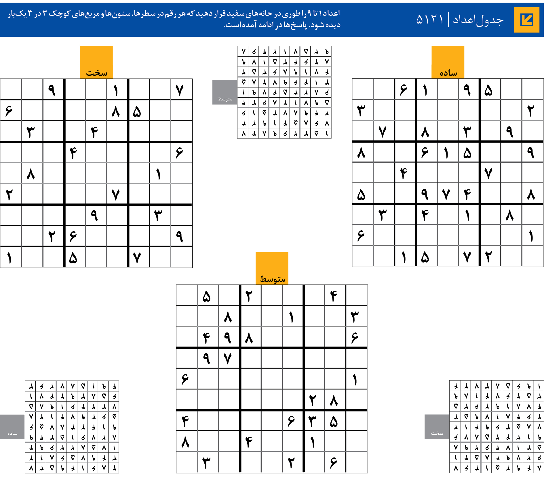جدول‌اعداد | 5121