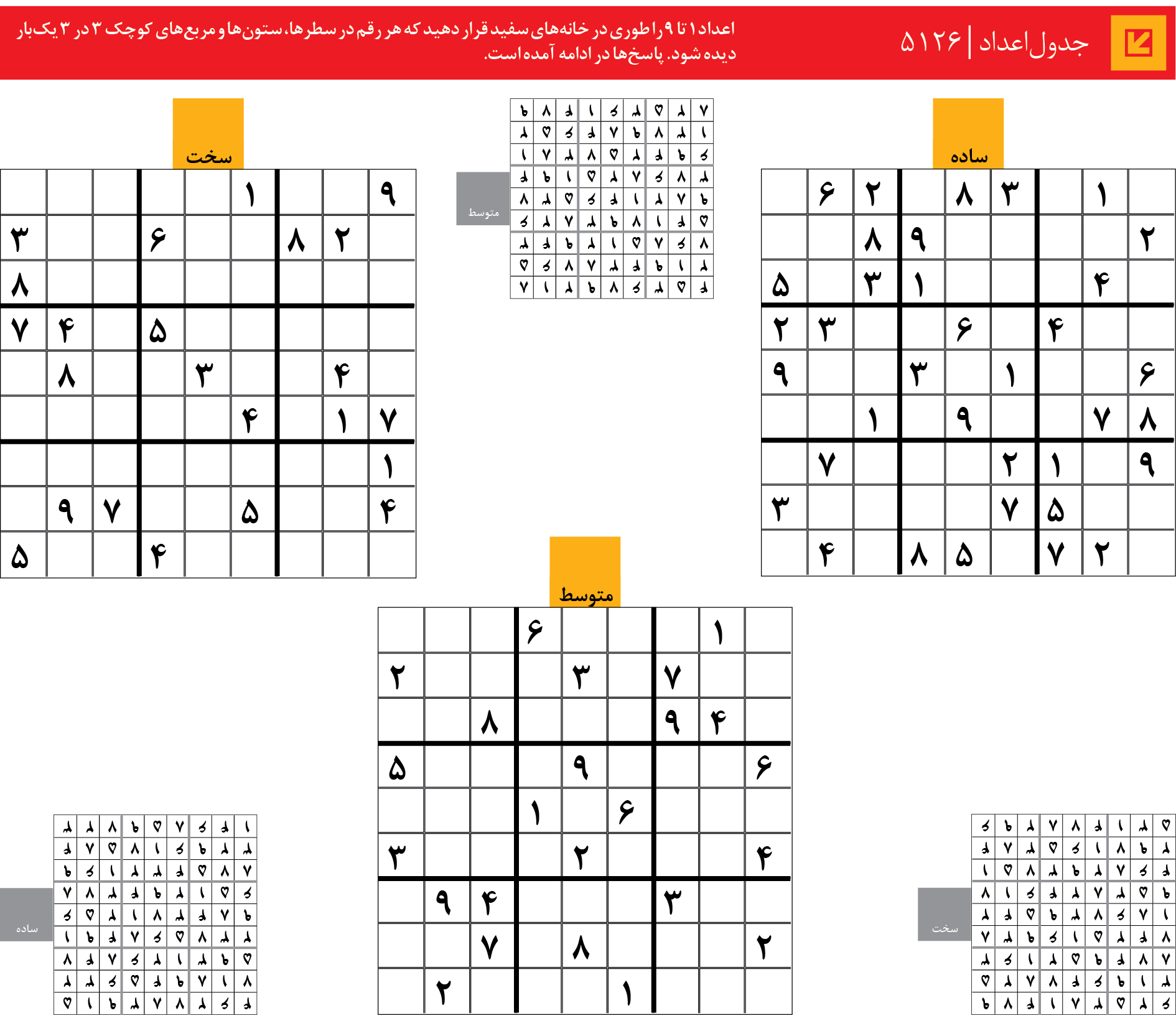 جدول‌اعداد | 5126