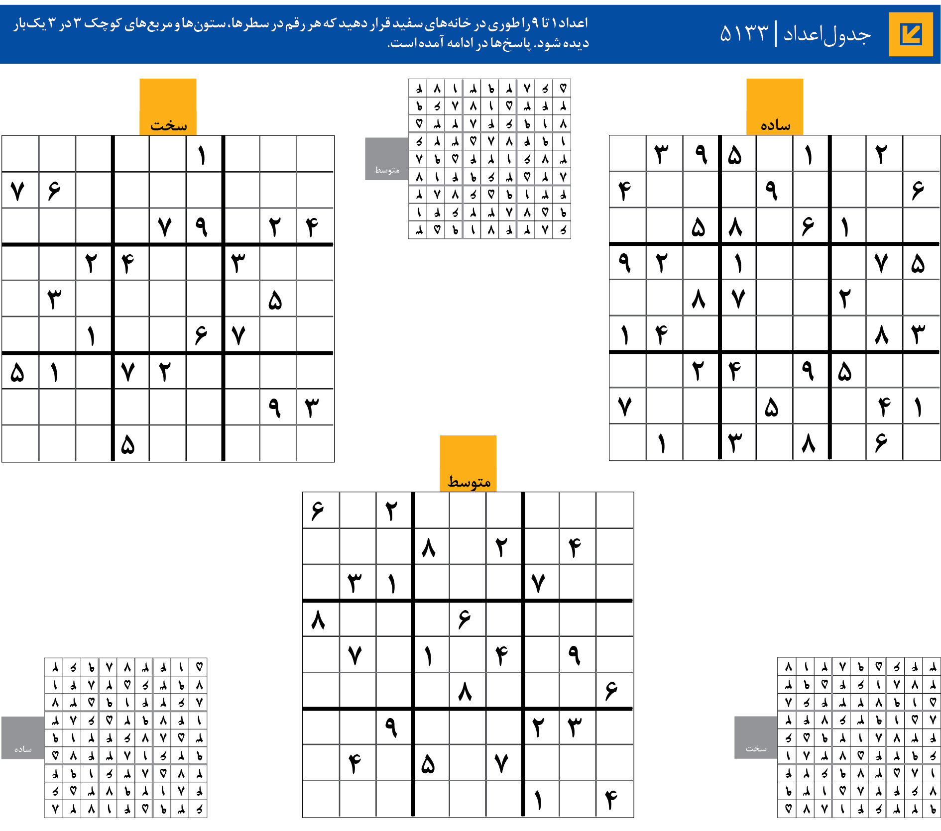 جدول‌اعداد | 5133