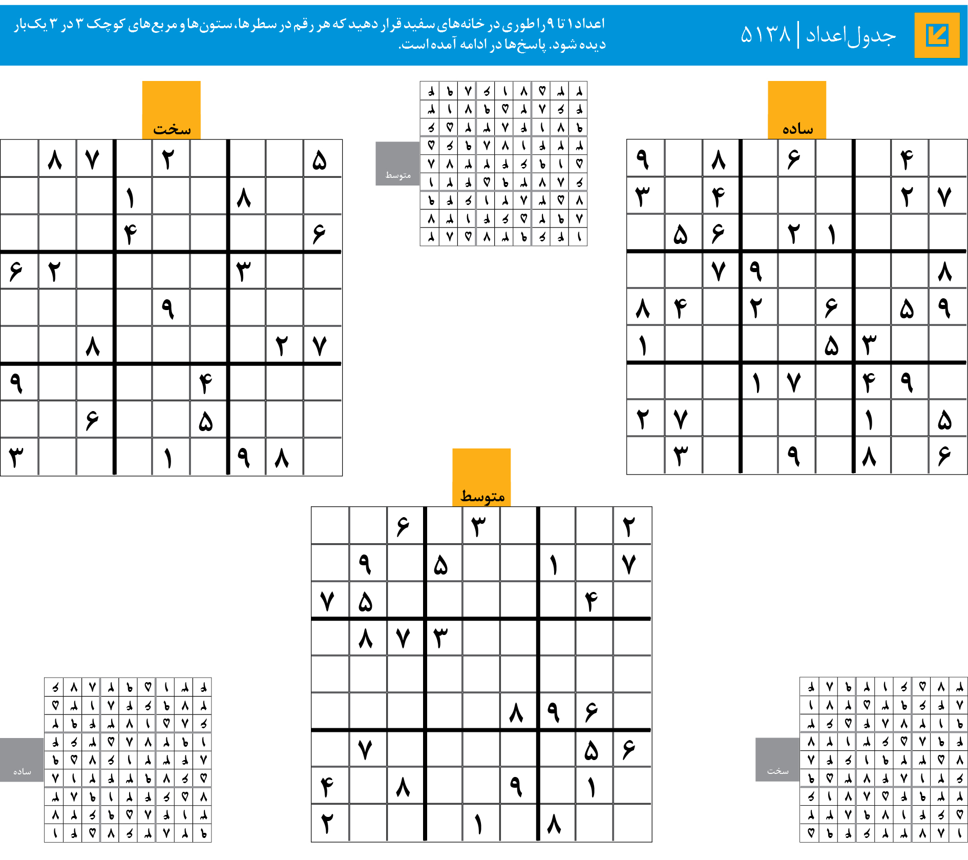 جدول‌اعداد | 5138
