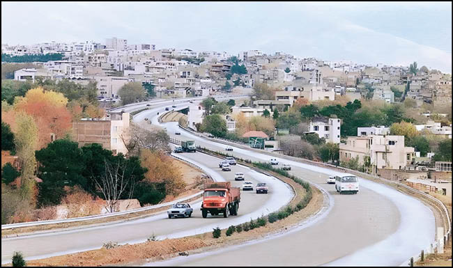 ‌بزرگراه صدر؛ سال ۱۳۷۲