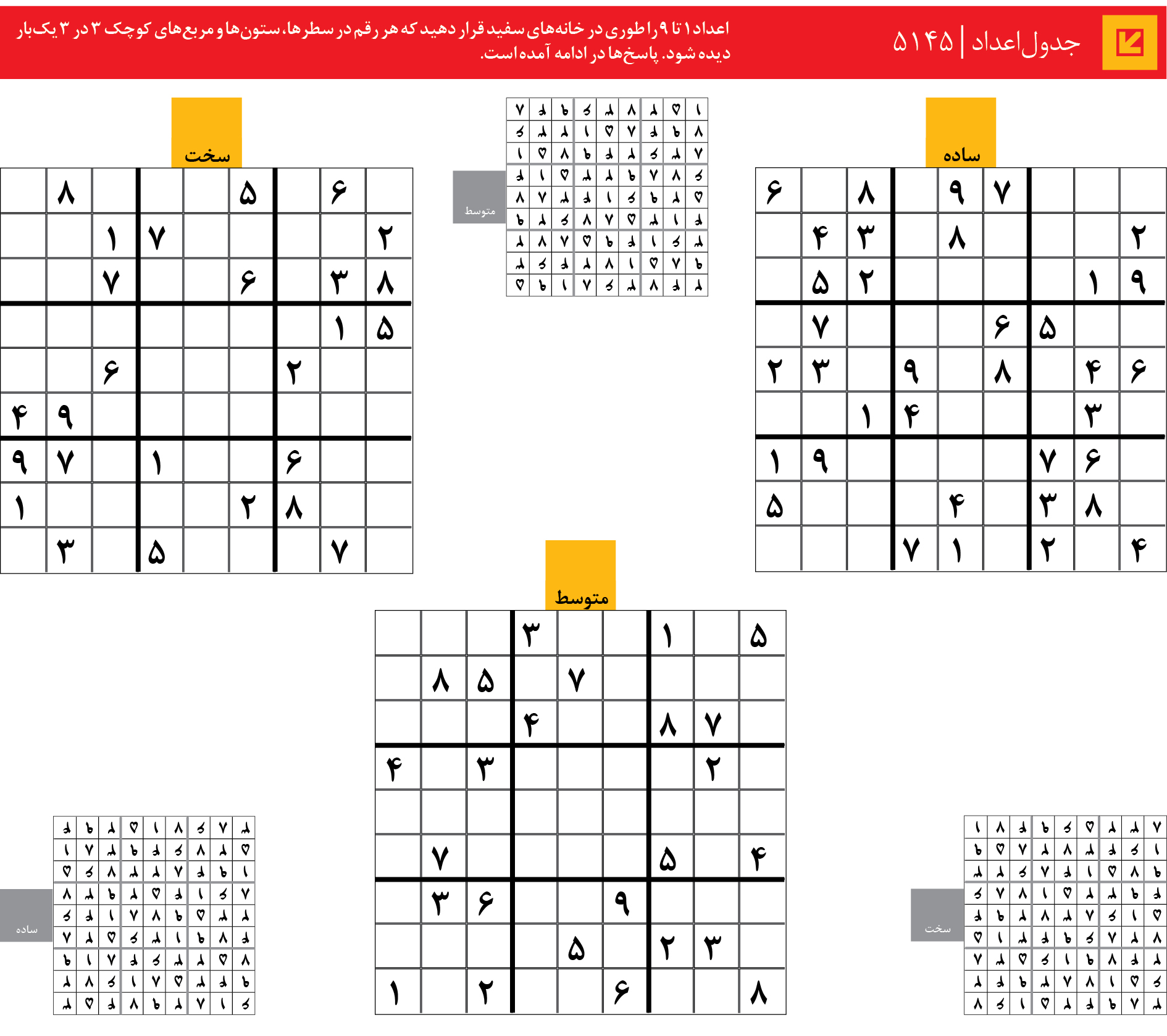 جدول‌اعداد | 5145