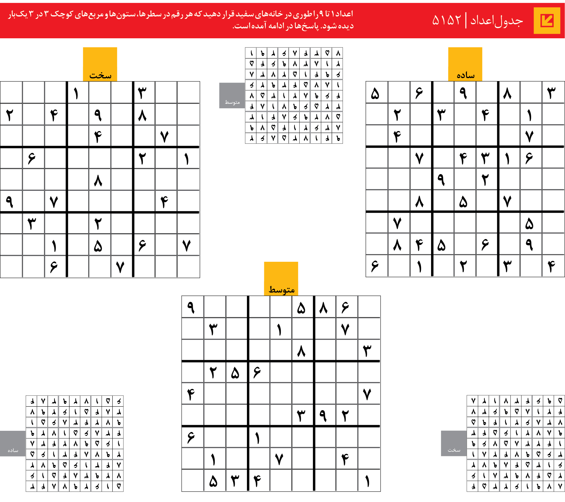 جدول‌اعداد | 5152