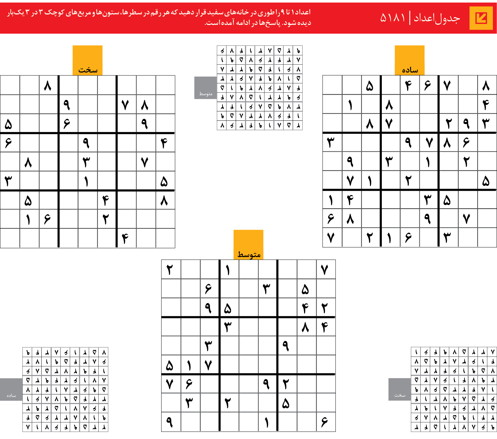 جدول‌اعداد | 5181