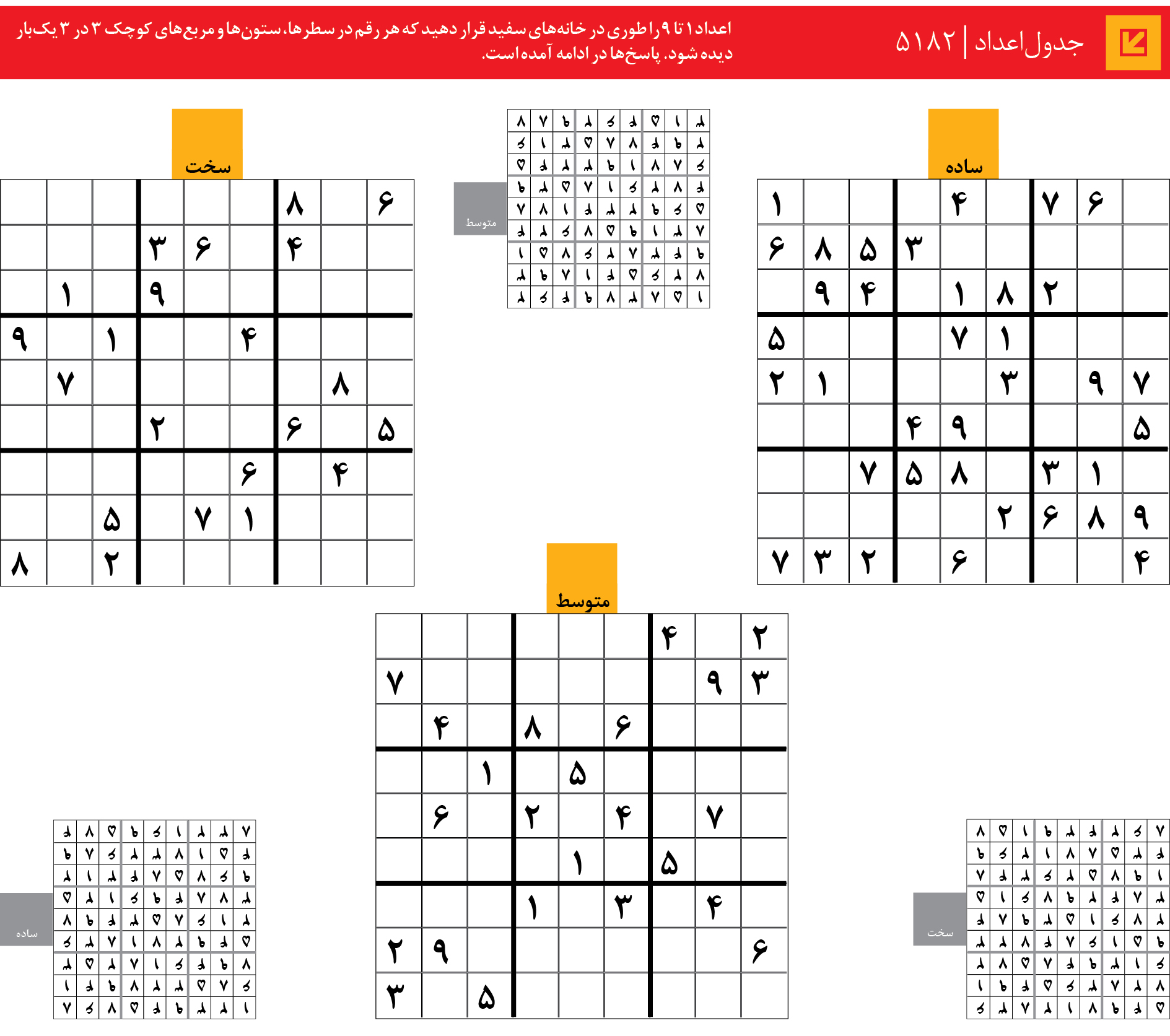جدول‌اعداد | 5182