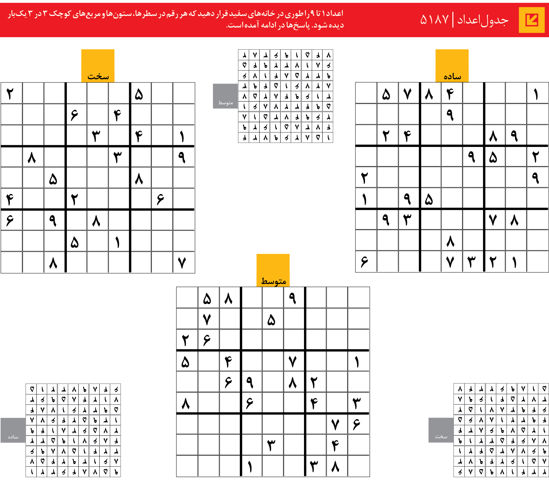 جدول‌اعداد | 5187