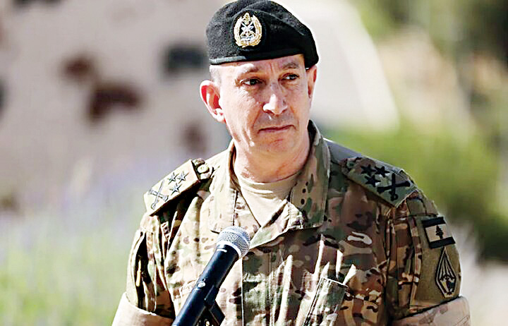 لغو سفر فرمانده ارتش لبنان به آمریکا