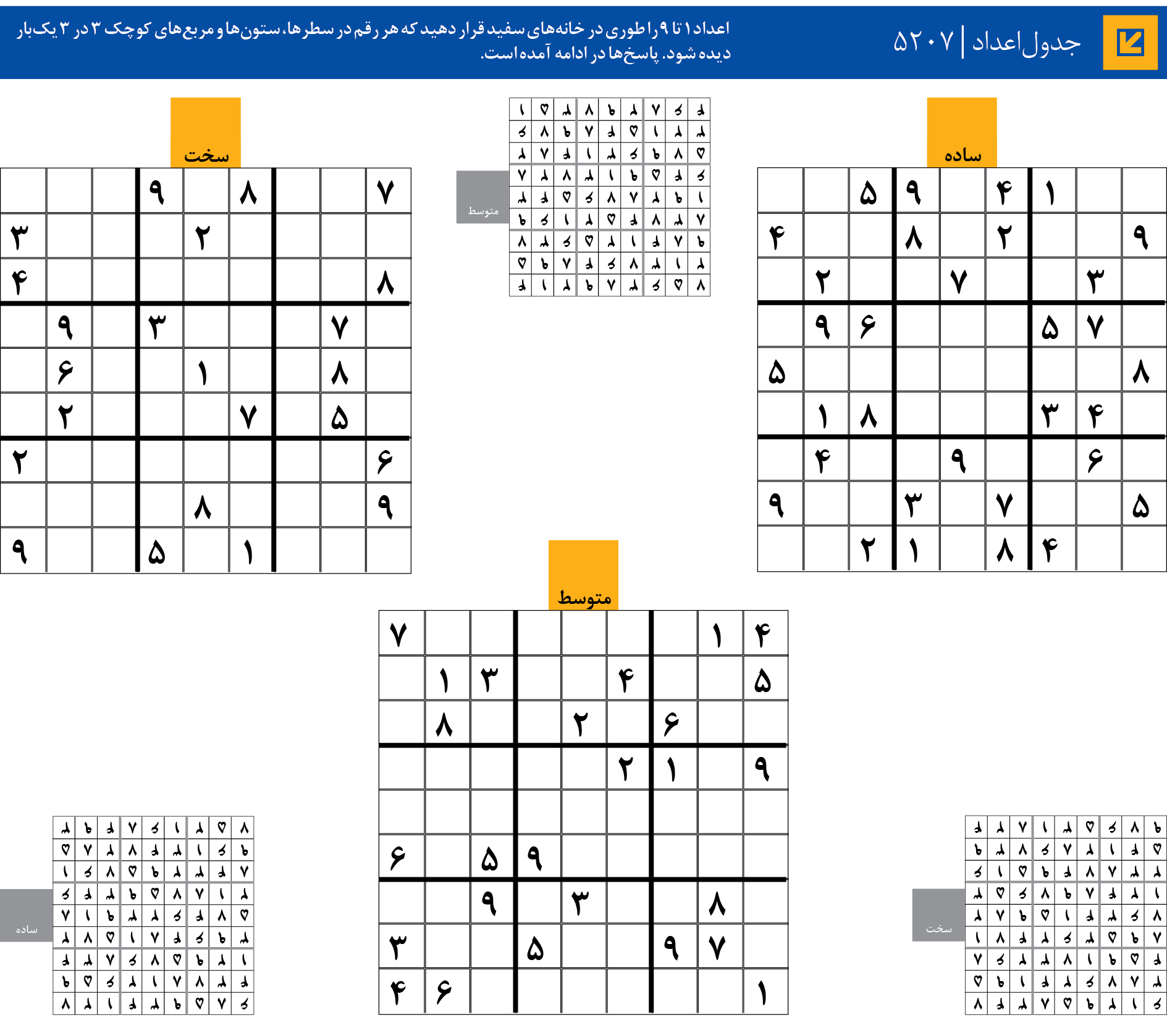 جدول‌اعداد | 5207