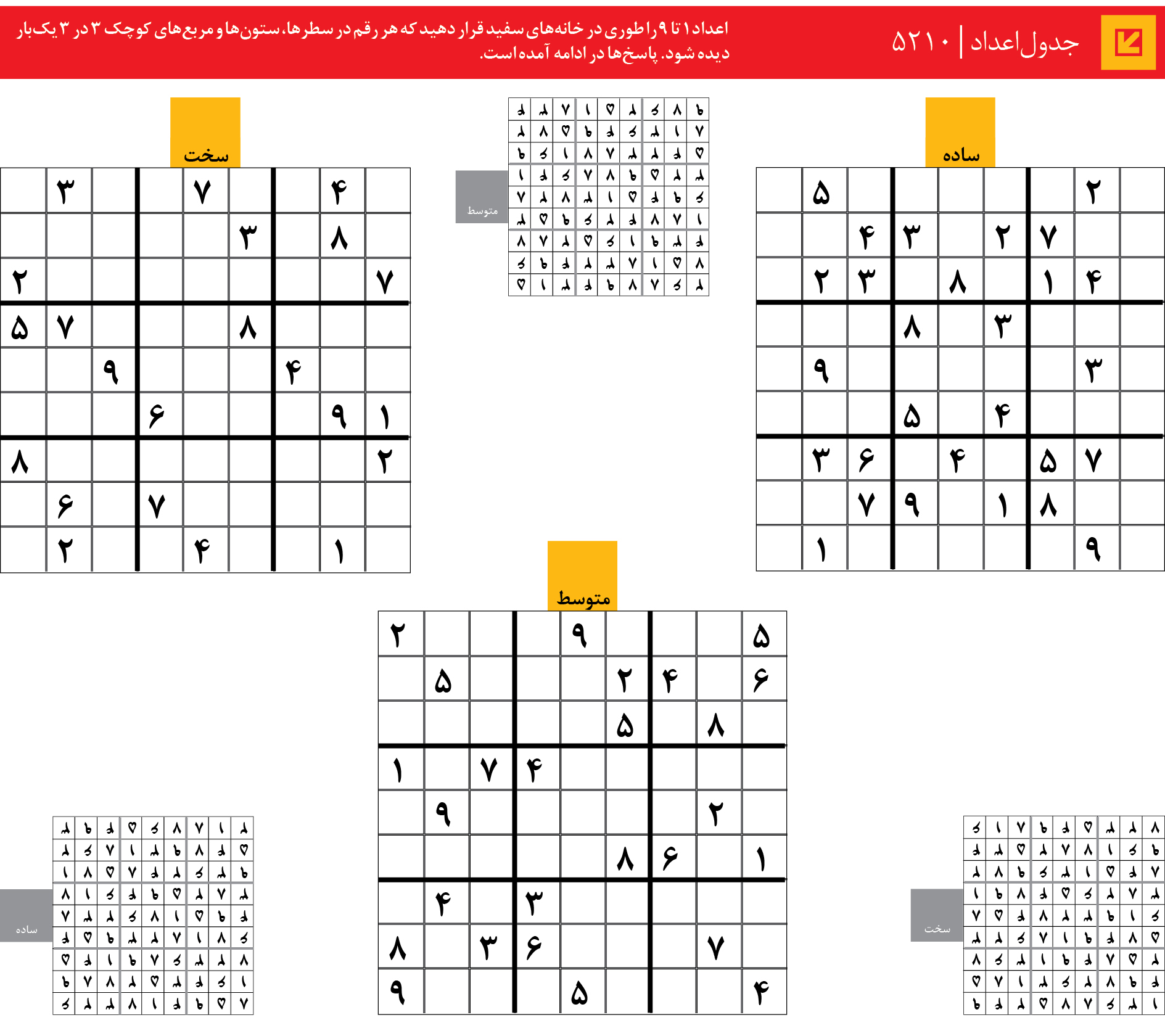 جدول‌اعداد | 5210