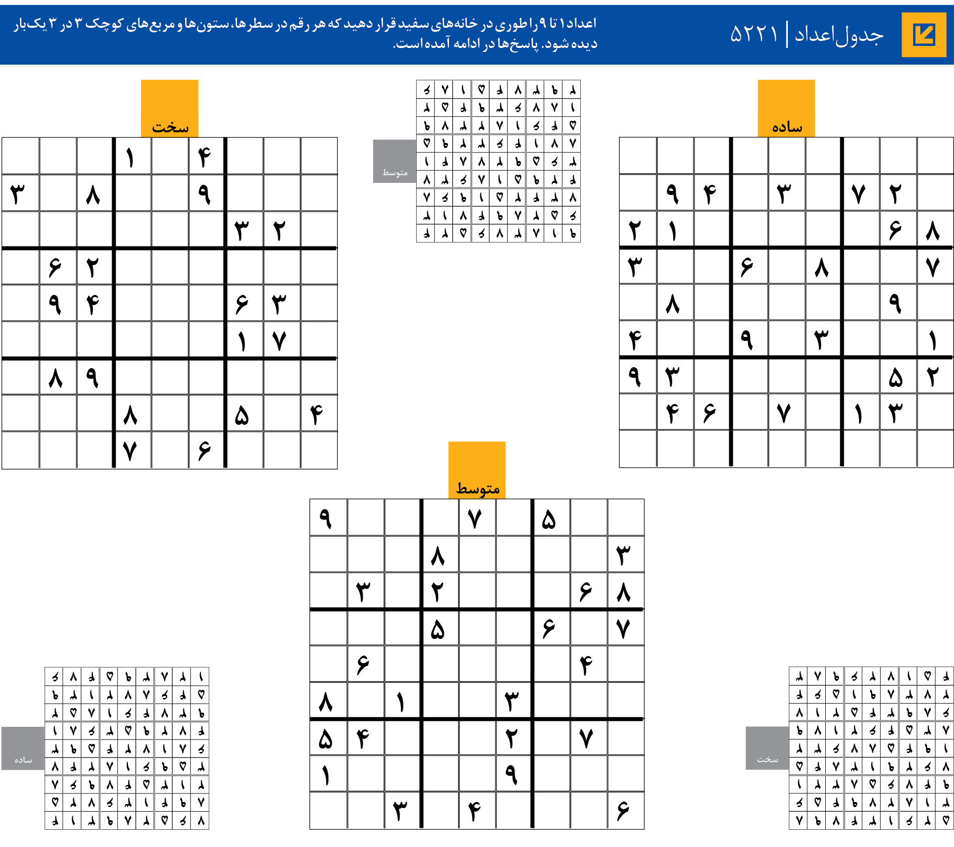 جدول‌اعداد | 5221
