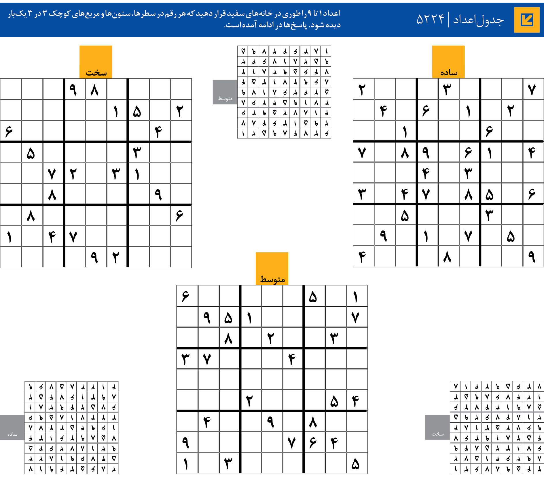 جدول‌اعداد | 5224