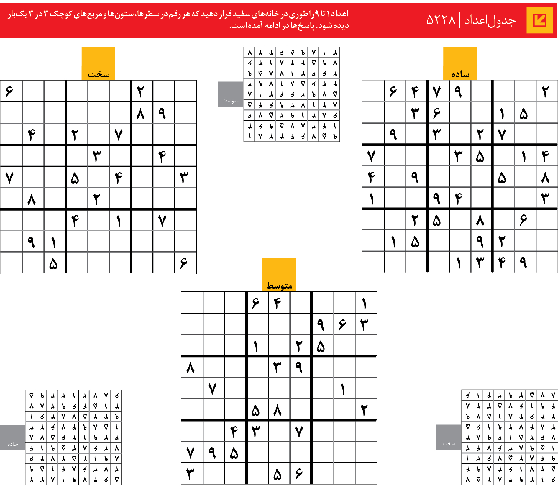 جدول‌اعداد | 5228
