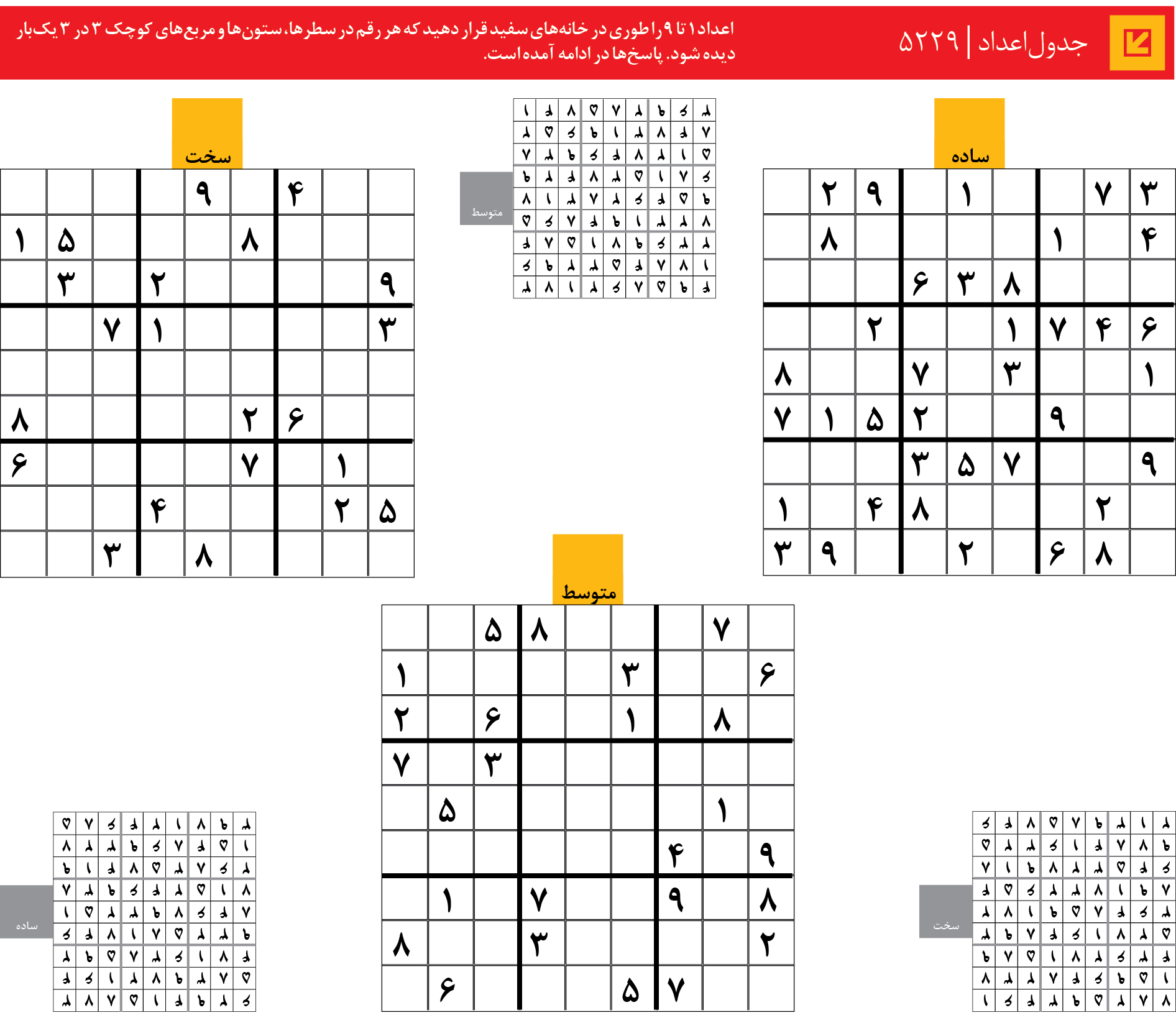 جدول‌اعداد | 5229