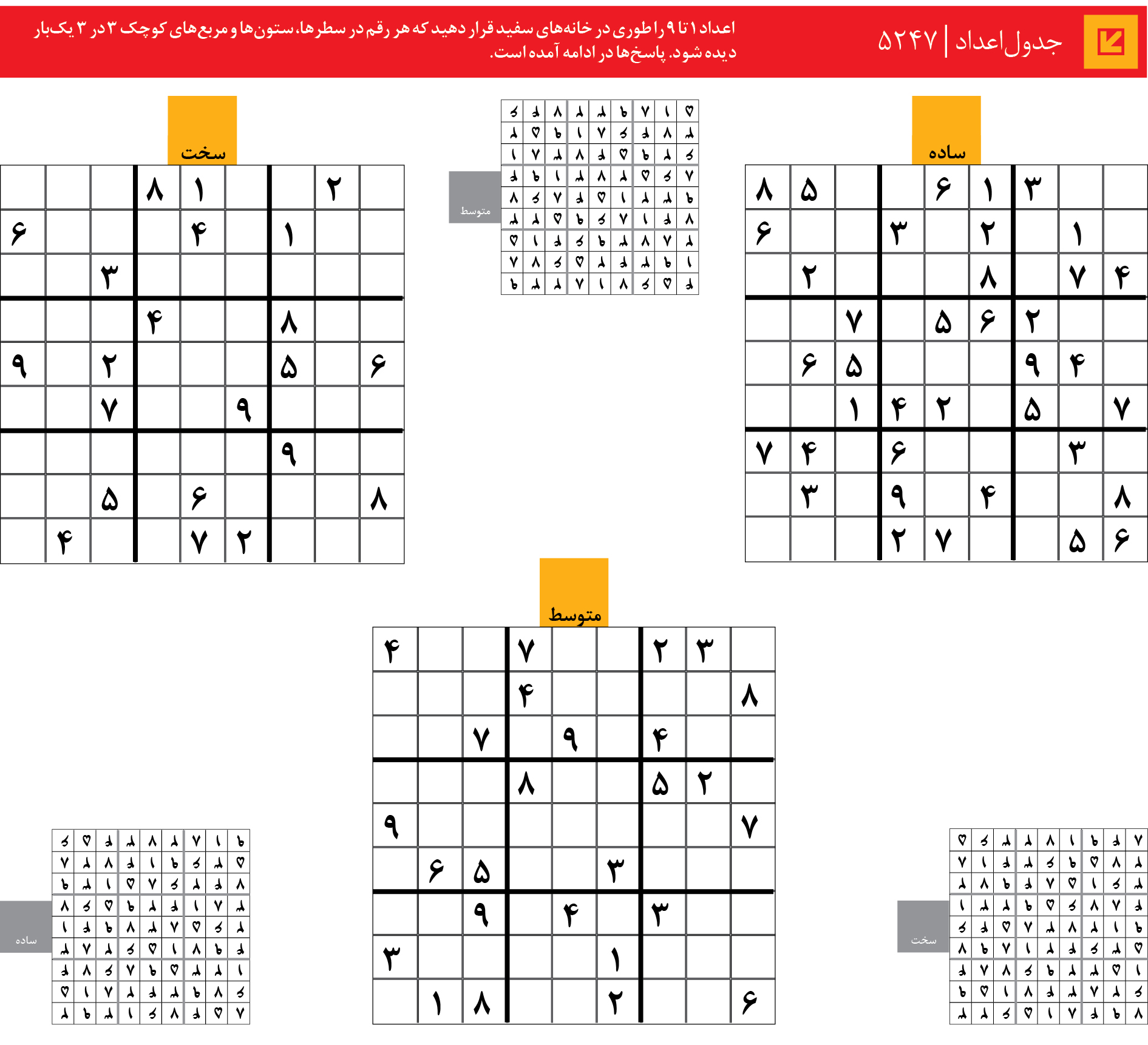 جدول‌اعداد | 5247