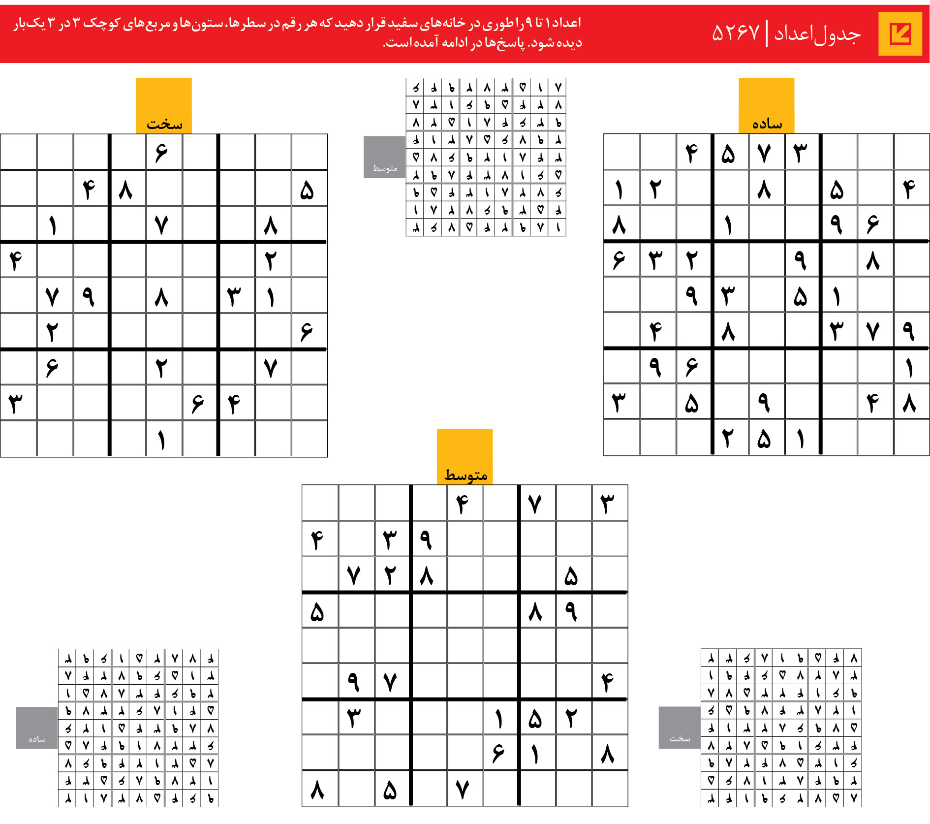 جدول‌اعداد | 5267