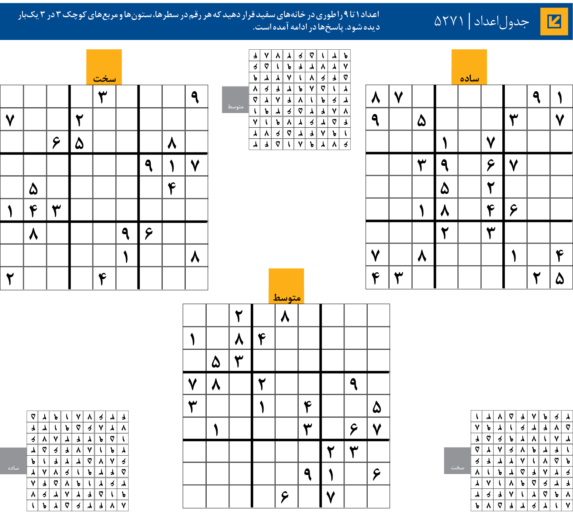 جدول‌اعداد | 5271