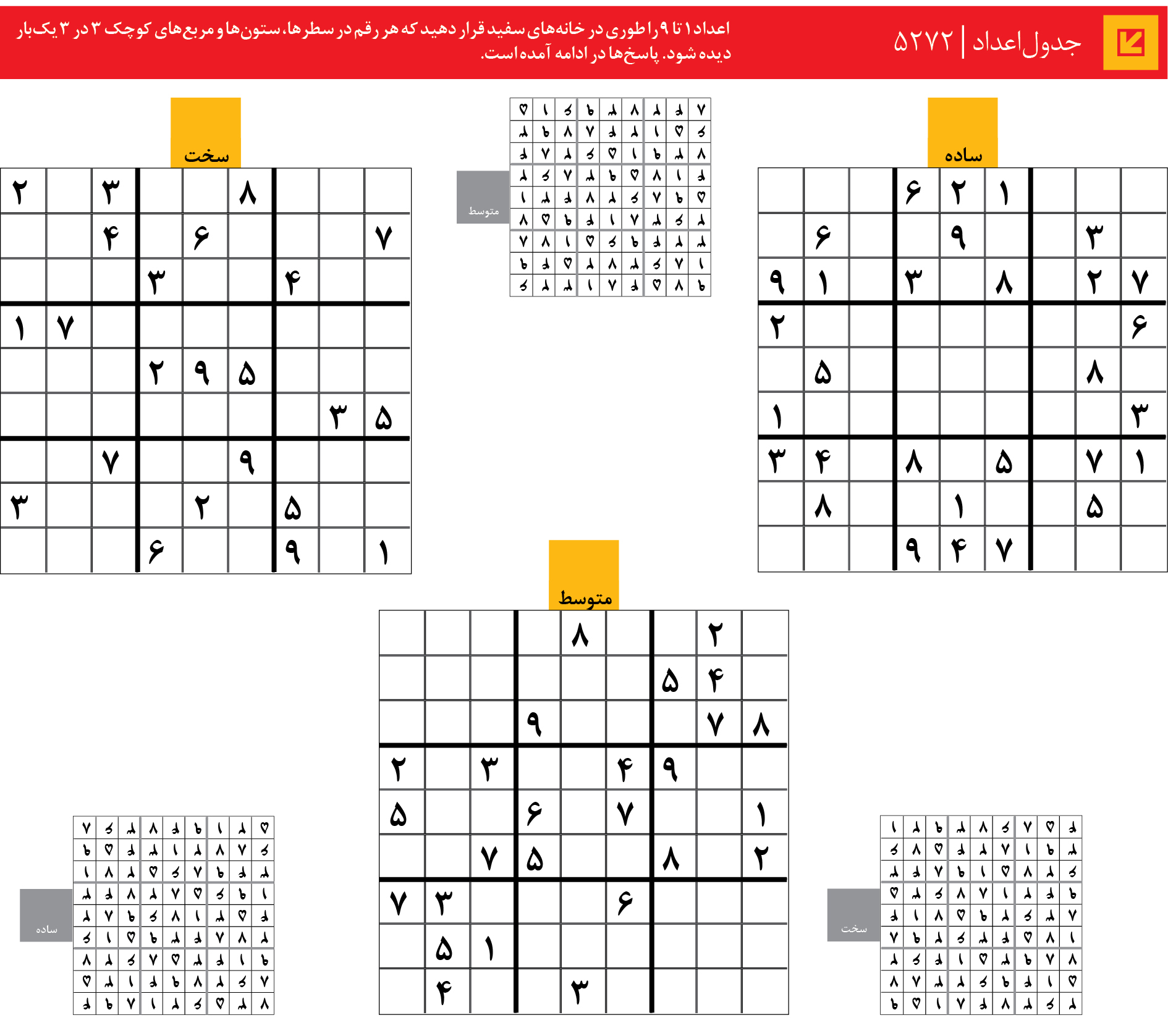 جدول‌اعداد | 5272