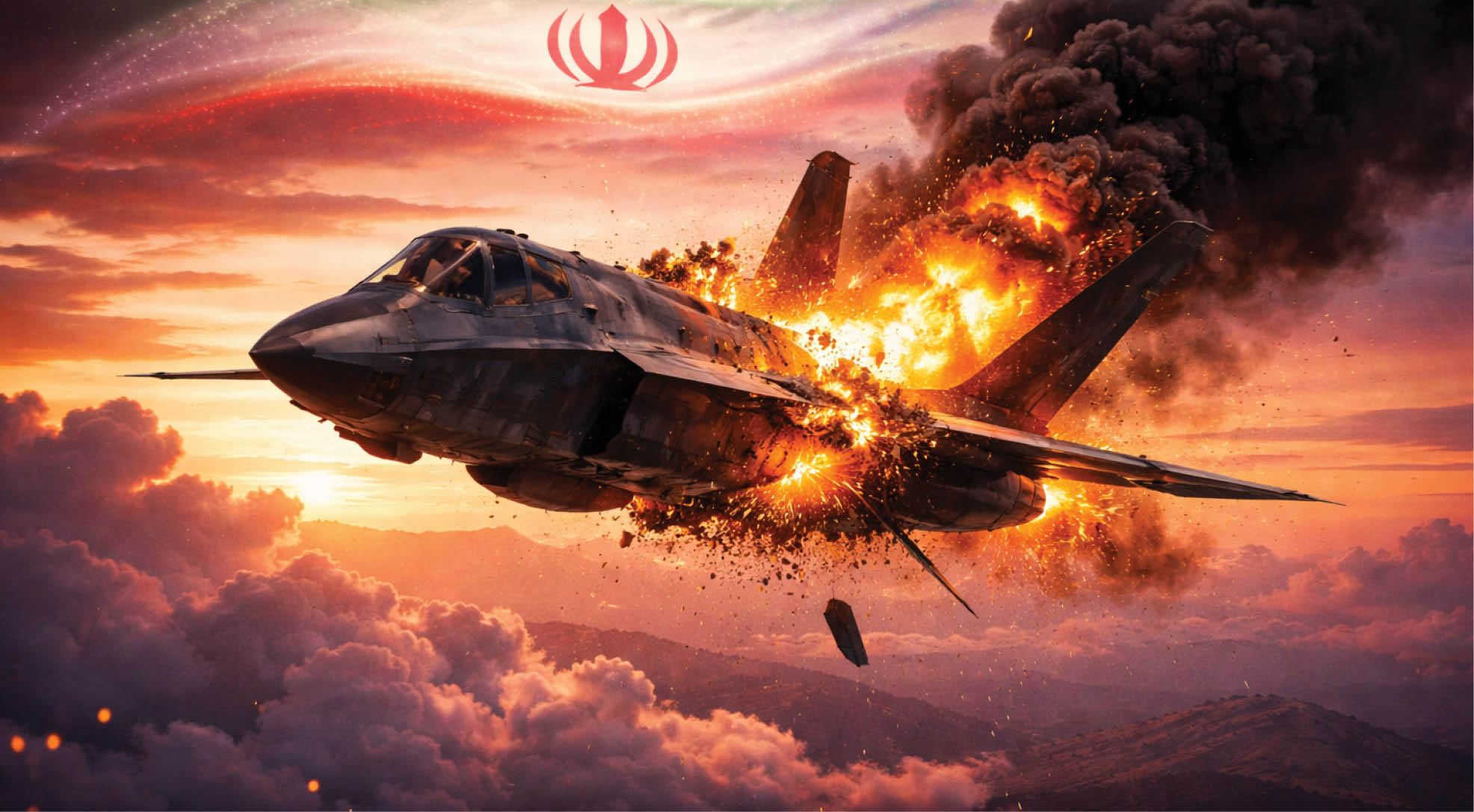 انهدام ۶ جنگنده اف‌۱۵، اف‌۱۶ و اف‌۳۵ زیر آتش ایران‌