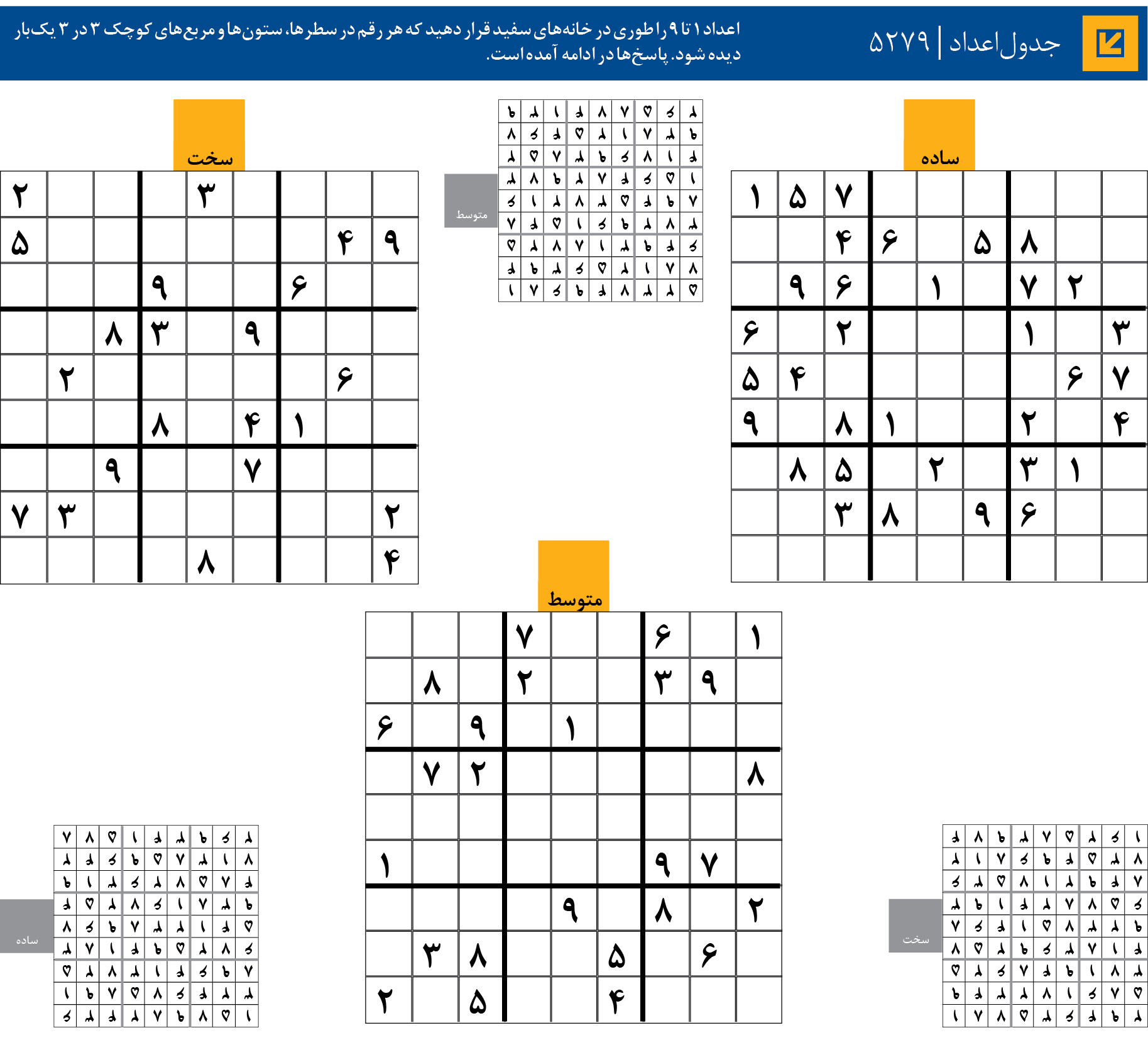 جدول‌اعداد | 5279