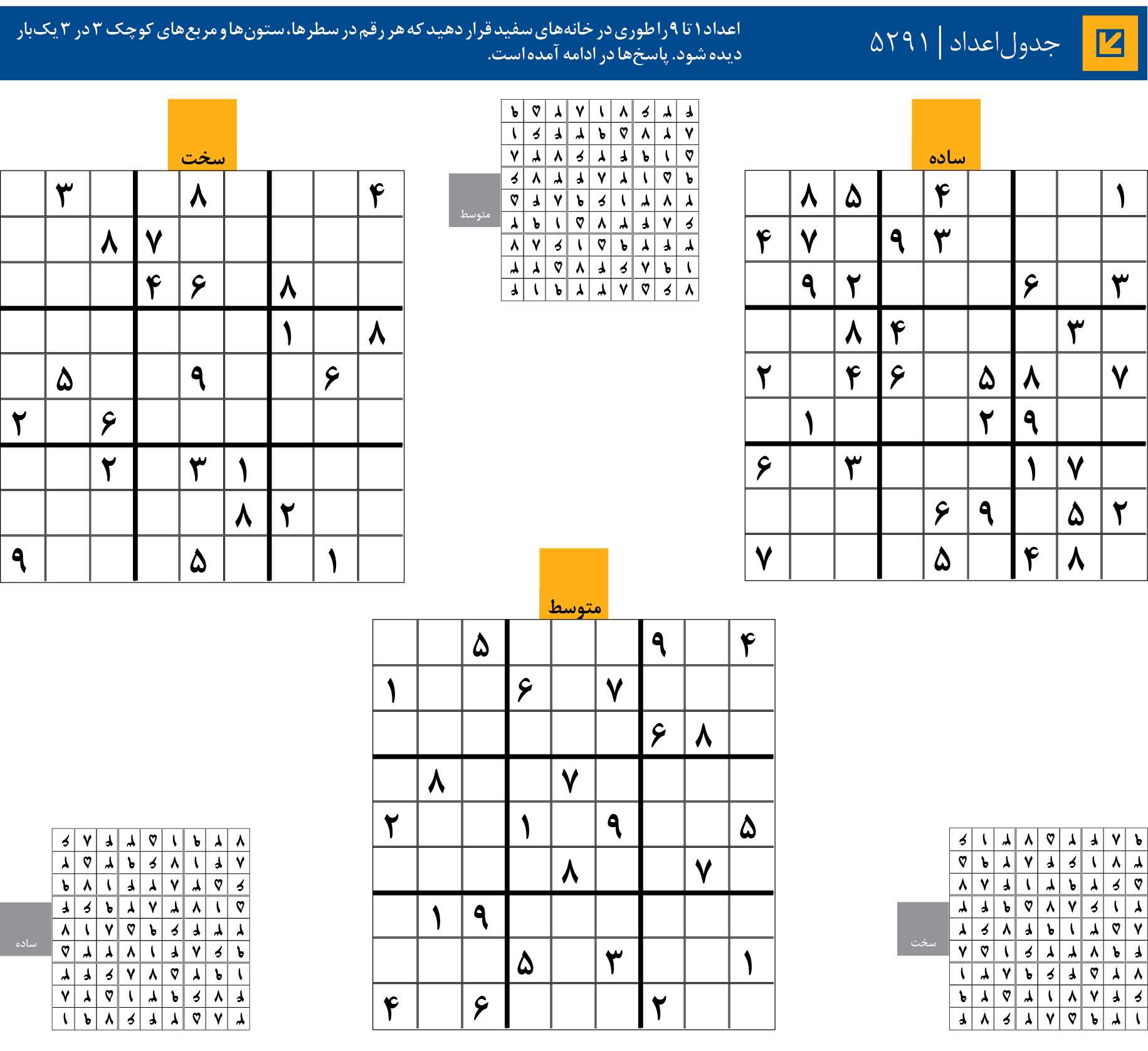جدول‌اعداد | 5291