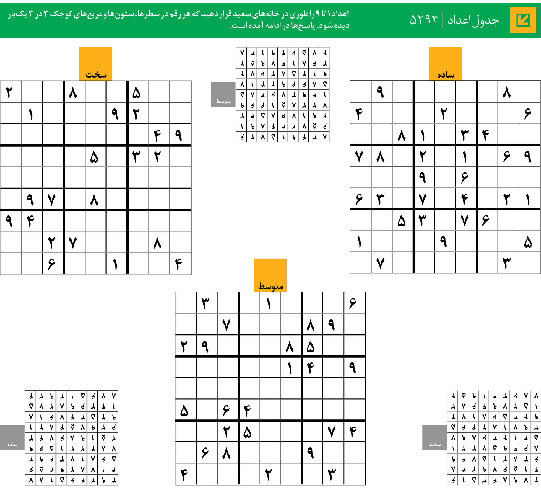 جدول‌اعداد | 5293