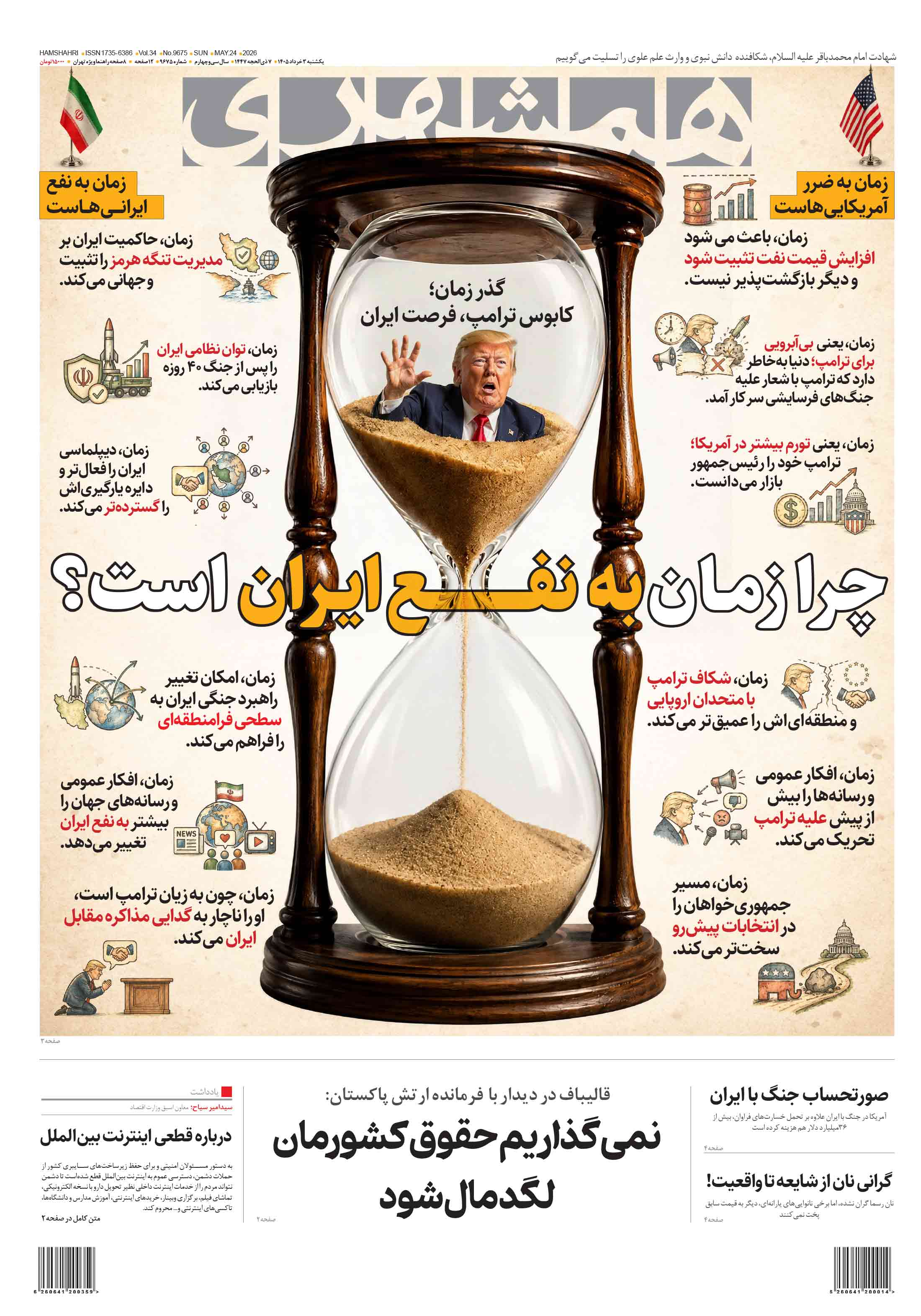 یکشنبه 3 خرداد 1405