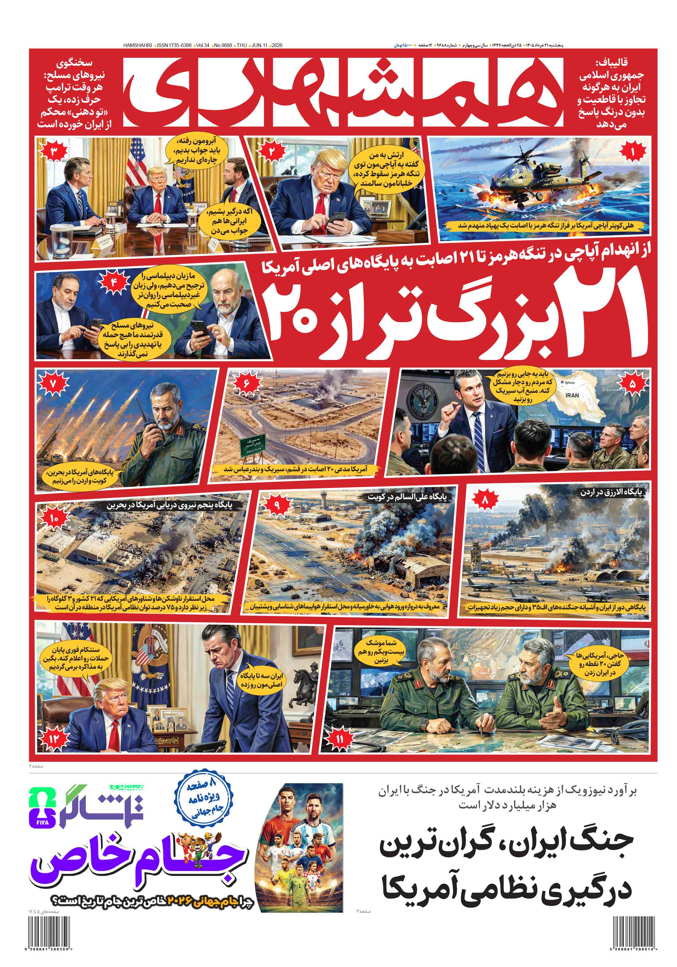 پنج‌شنبه 21 خرداد 1405