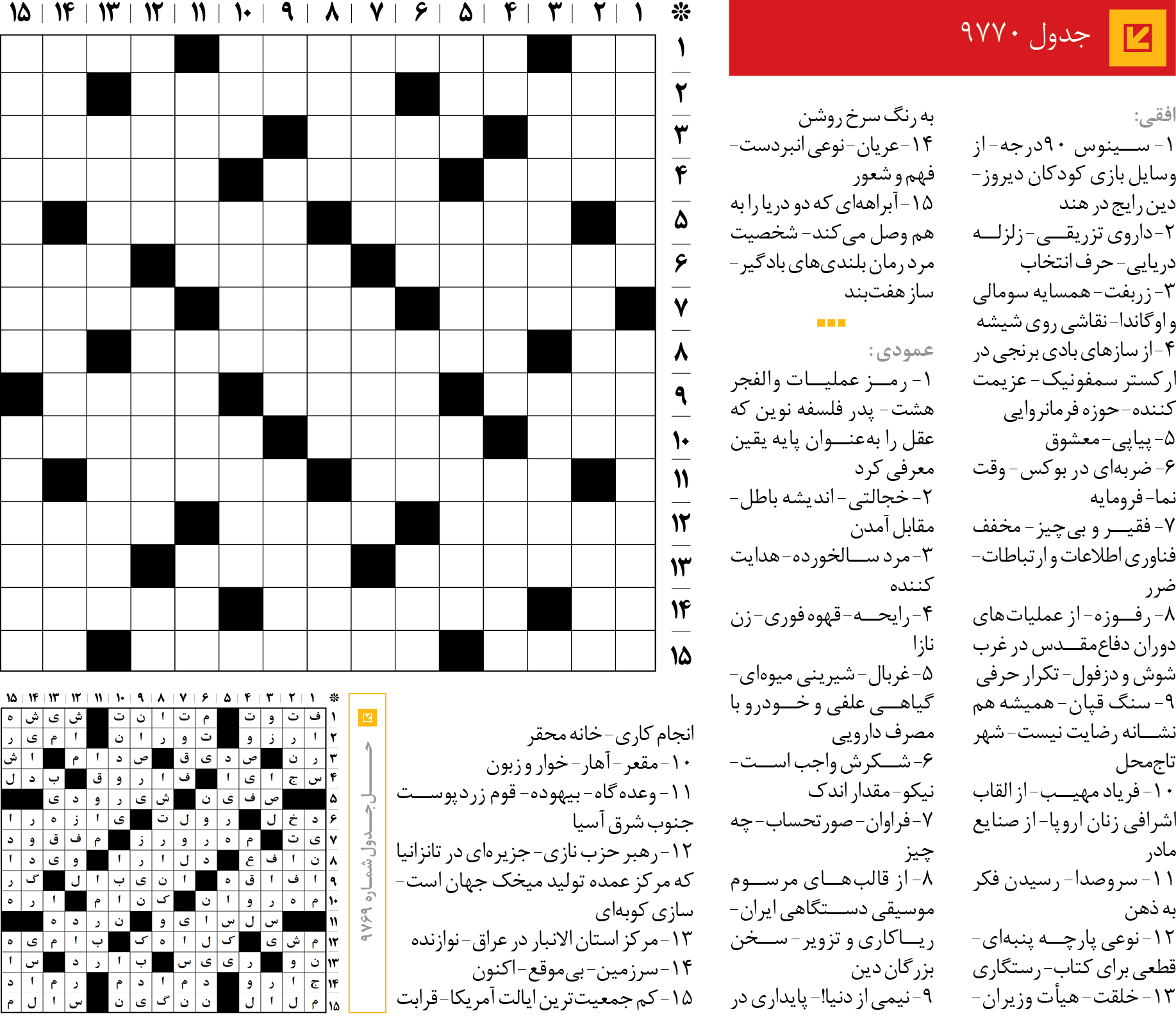 جدول 9770