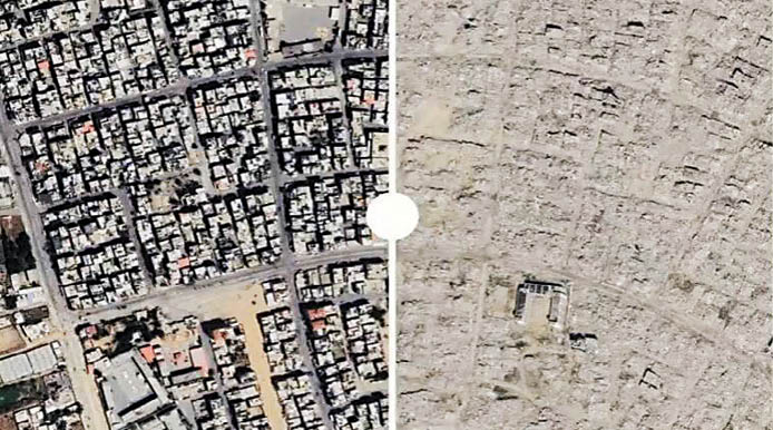 نمایی دیگر از جنایت غزه