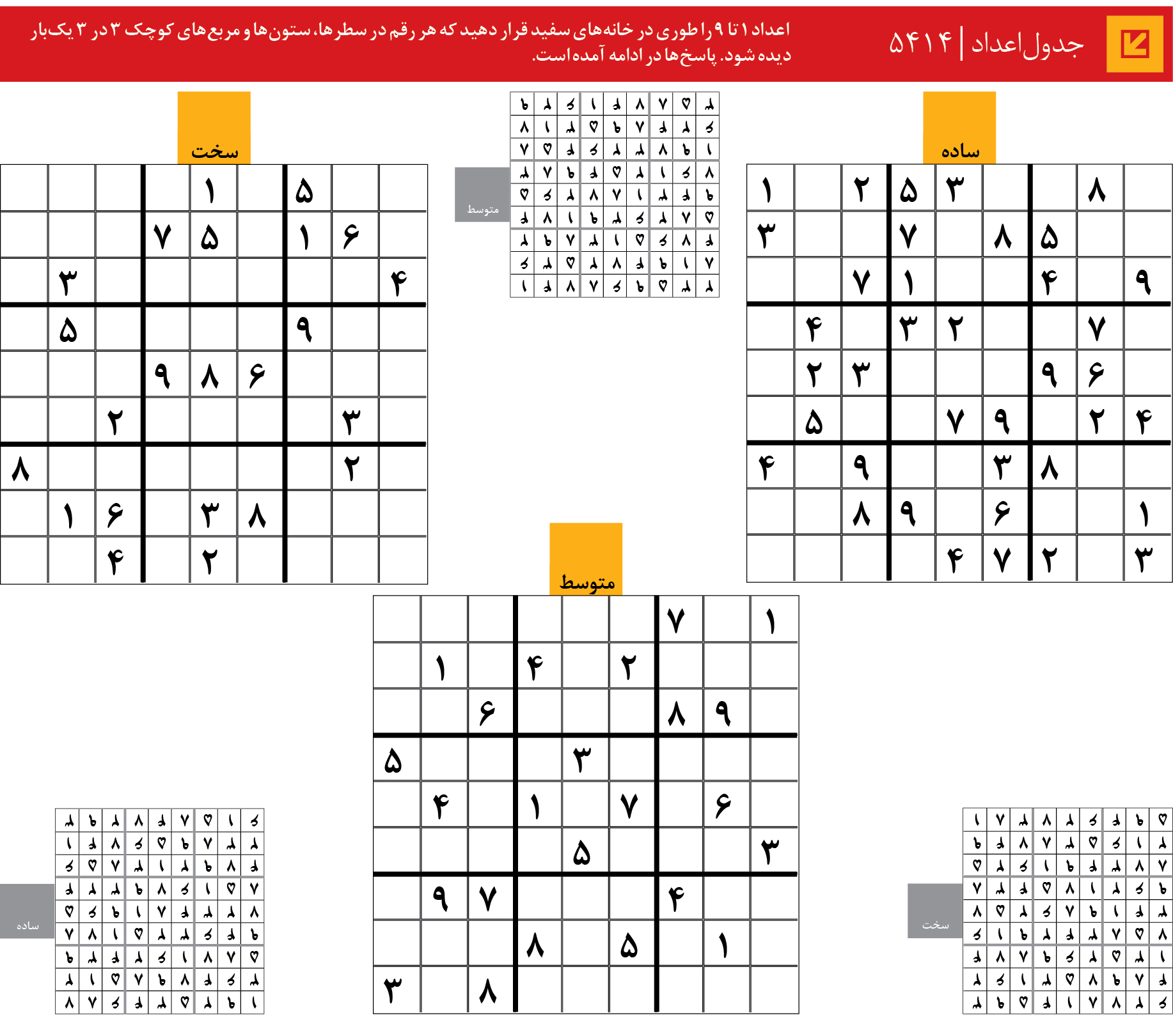 جدول‌اعداد | 5414